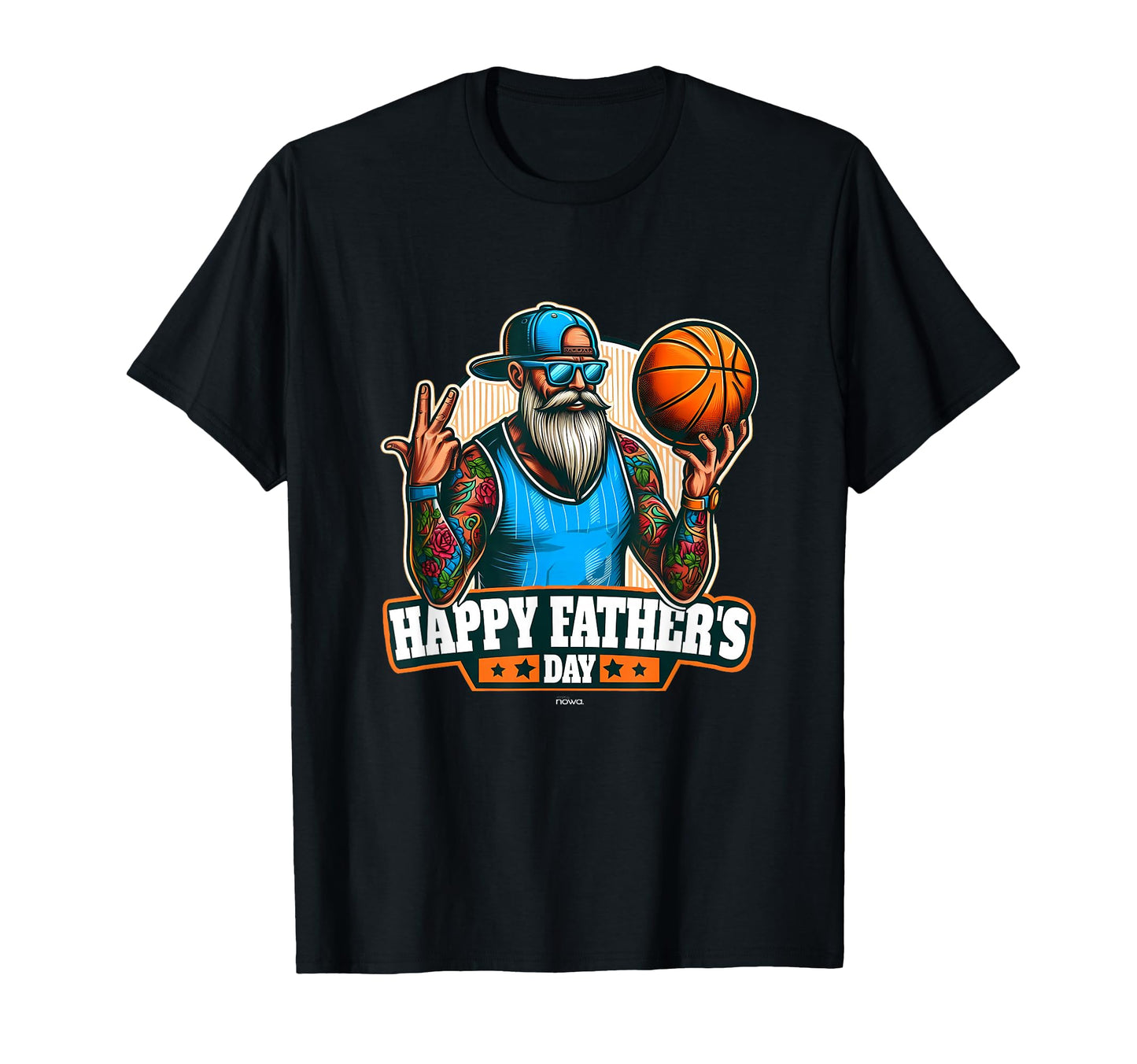 Mens Tattooed Basketball Dad Three T-Shirt - Aesthetic Graphic Unisex - T-Shirt, Sweatshirt, Hoodie