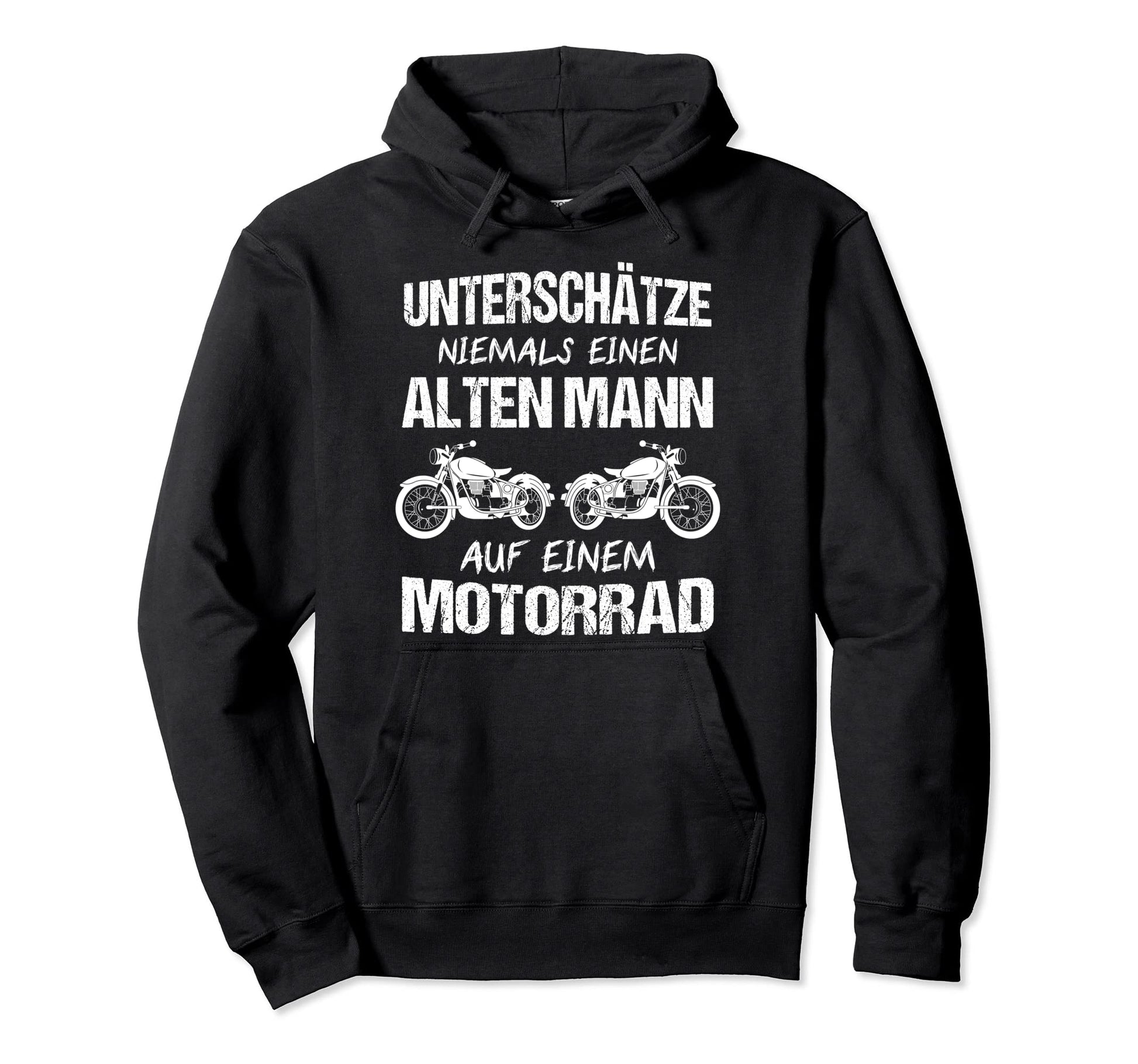 Motorcycle Grandpa Motorcycle Rider Hoodie - Streetwear Style for Adults - T-Shirt, Sweatshirt, Hoodie