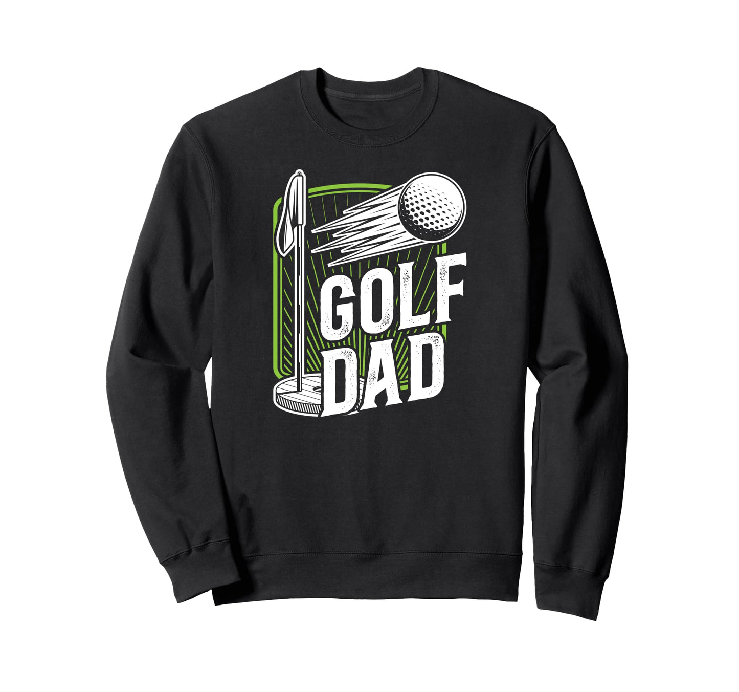 Golf Dad Golf Player Dad Golf Sweatshirt - Custom Art Print for Adults - T-Shirt, Sweatshirt, Hoodie