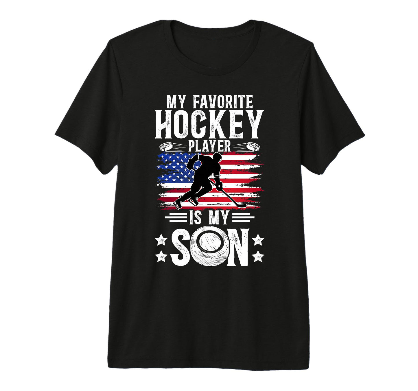 Mens Hockey Dad Ice Hockey Player Dad Us T-Shirt - Unique Graphic Unisex - T-Shirt, Sweatshirt, Hoodie