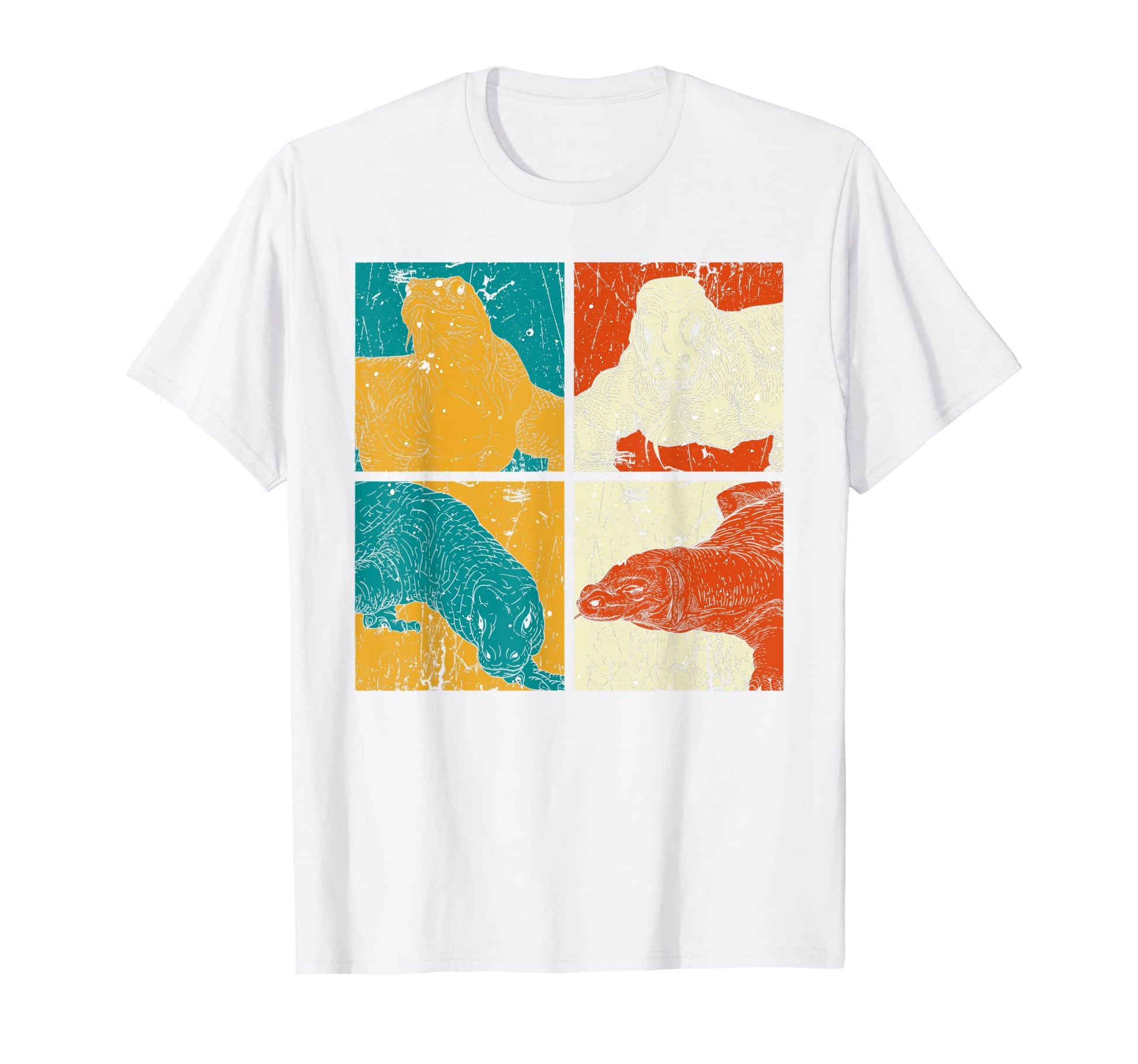 Reptile Lizard Indonesia Wild Animal T-Shirt - Custom Art Print for Adults - T-Shirt, Sweatshirt, Hoodie