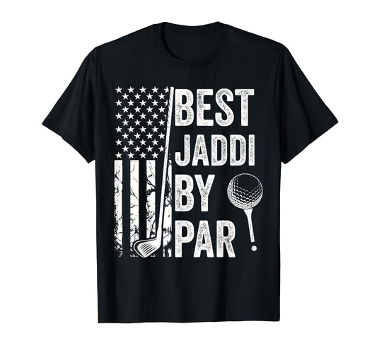 Best Jaddi Par Usa Flag Golf Fathers T-Shirt - Aesthetic Graphic Men Women - T-Shirt, Sweatshirt, Hoodie