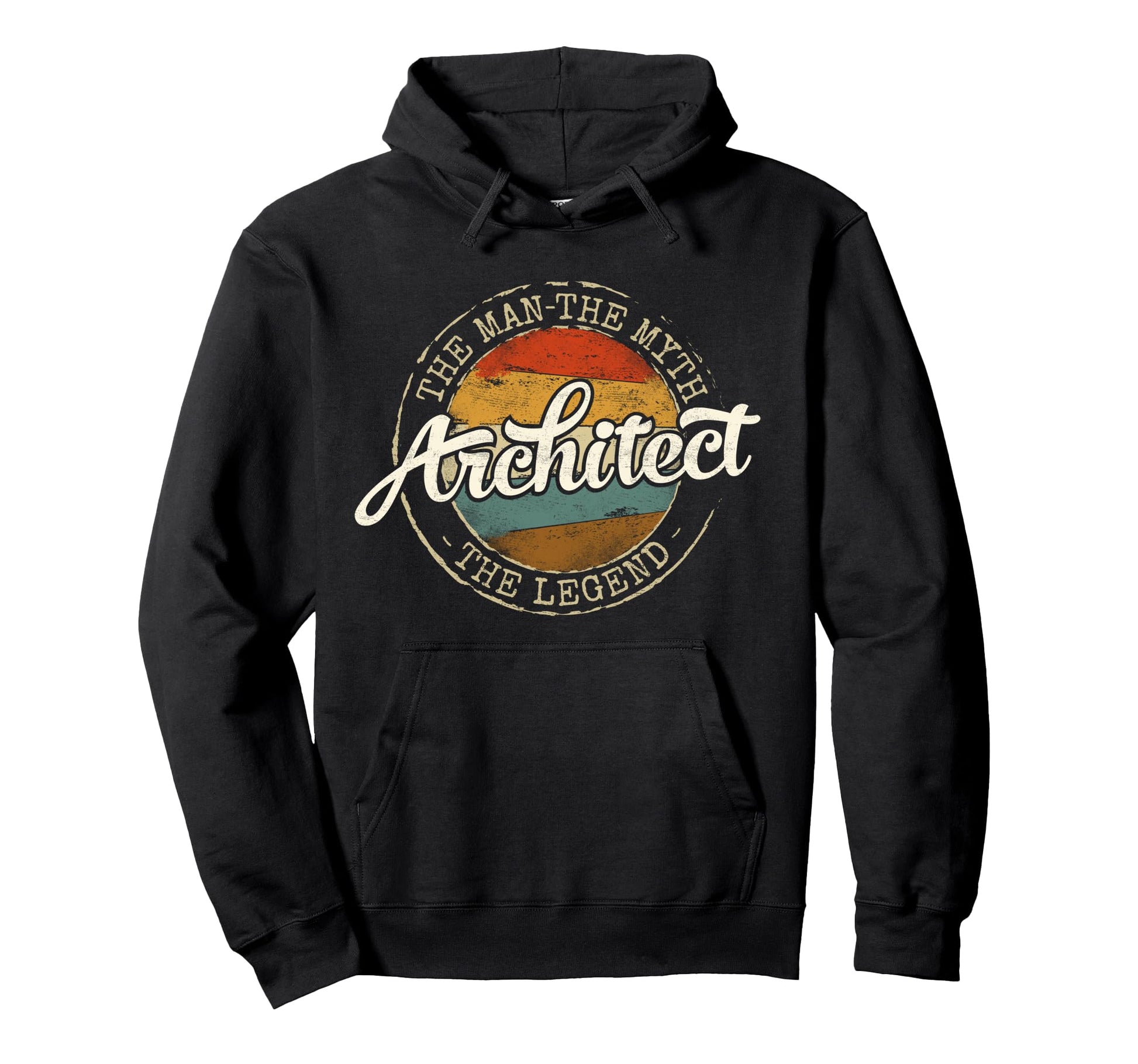 Architect Myth Legend Stamp Architectural Hoodie - Graphic Print Men Women - T-Shirt, Sweatshirt, Hoodie