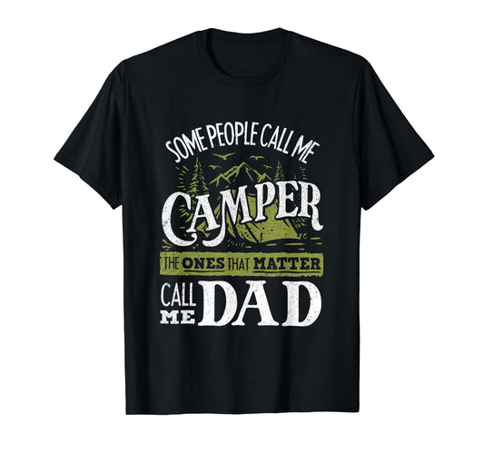 Camping Fathers Day Camping Dad Rv Owner T-Shirt - Trendy Graphic Unisex - T-Shirt, Sweatshirt, Hoodie
