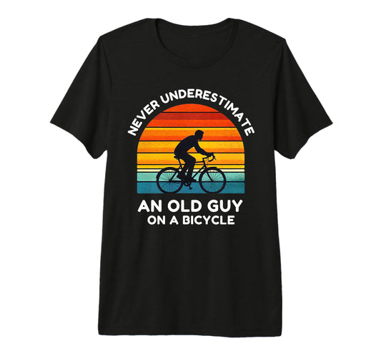 Bicycle Fathers Dad Grandpa Funny T-Shirt - Aesthetic Graphic Men Women - T-Shirt, Sweatshirt, Hoodie