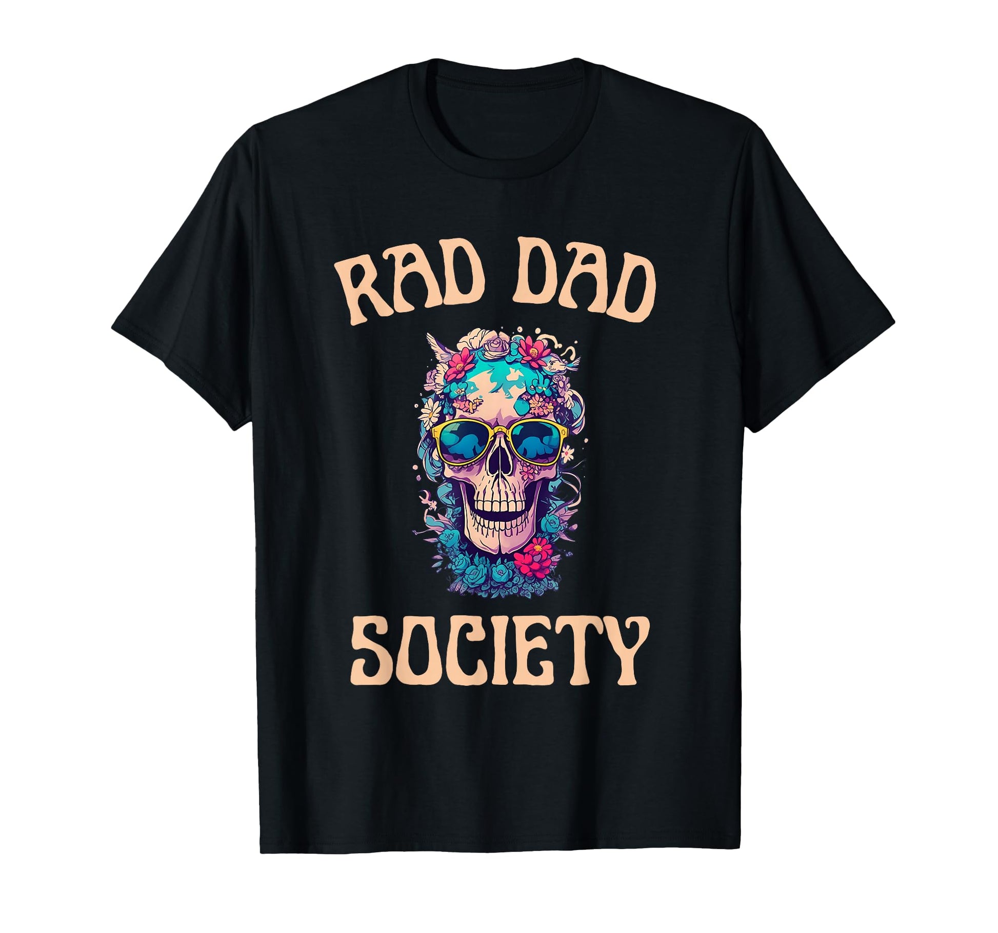 Rad Dad Society Fathers Day Husband T-Shirt - Custom Art Print Unisex - T-Shirt, Sweatshirt, Hoodie