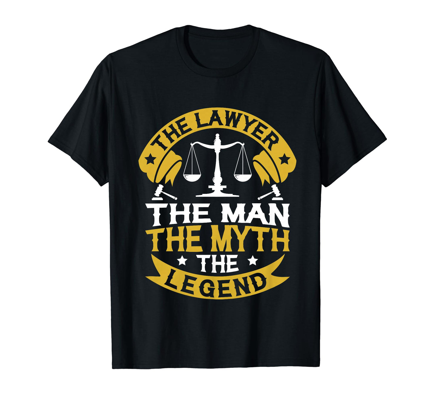 Lawyer Myth Legend Dad Legal Attorney T-Shirt - Graphic Print Unisex - T-Shirt, Sweatshirt, Hoodie