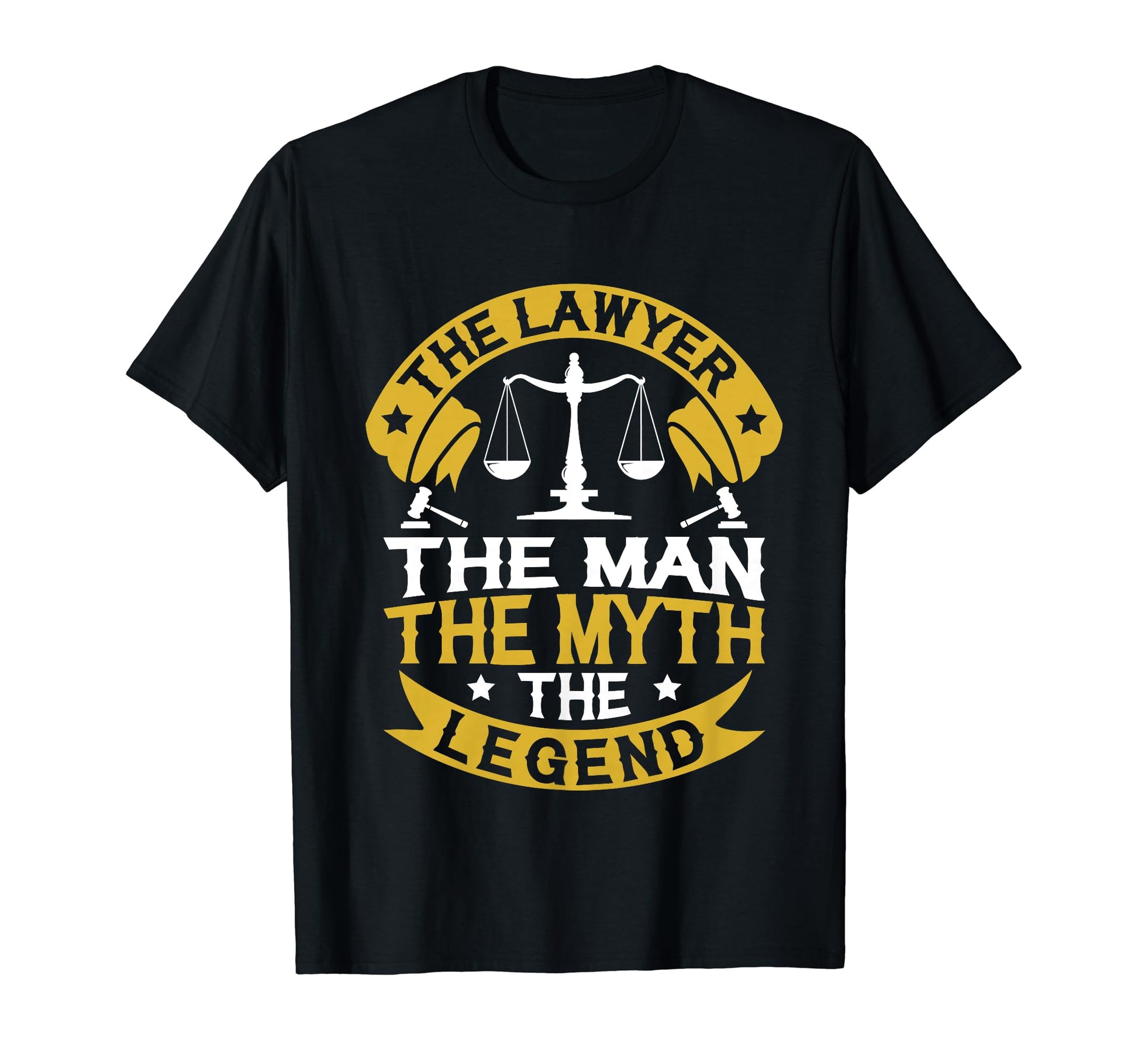 Lawyer Myth Legend Dad Legal Attorney T-Shirt - Graphic Print Unisex - T-Shirt, Sweatshirt, Hoodie