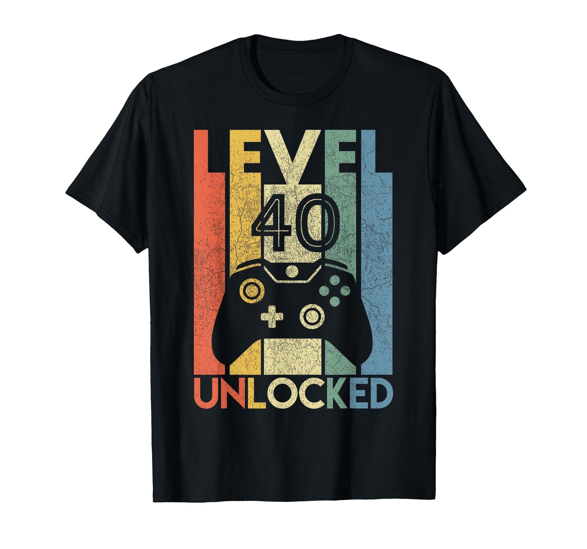 Level 40 Unlocked Funny Video Gamer T-Shirt - Trendy Graphic Men Women - T-Shirt, Sweatshirt, Hoodie
