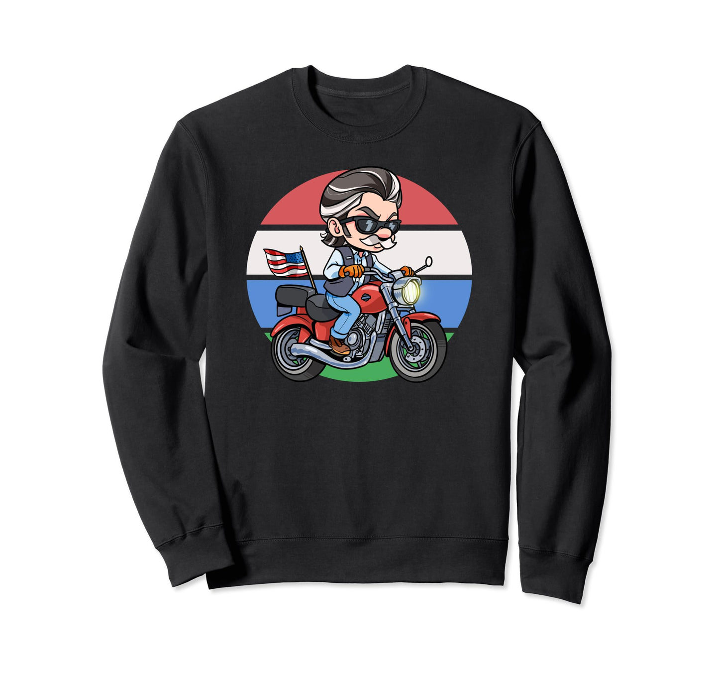 National Motorcycle Day Biker Sweatshirt - Fun Novelty Design for Adults - T-Shirt, Sweatshirt, Hoodie