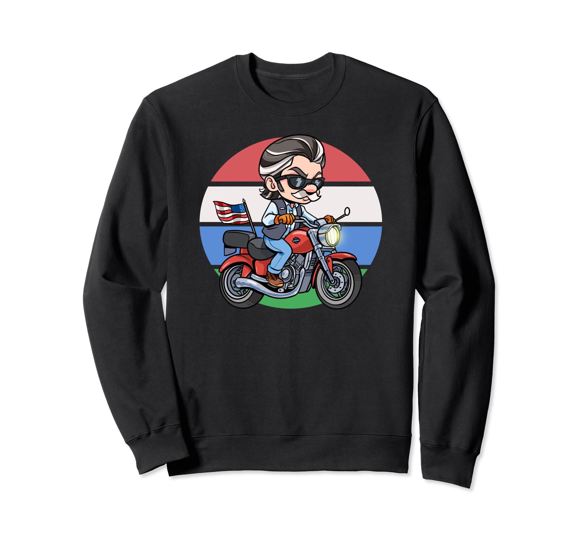 National Motorcycle Day Biker Sweatshirt - Fun Novelty Design for Adults - T-Shirt, Sweatshirt, Hoodie