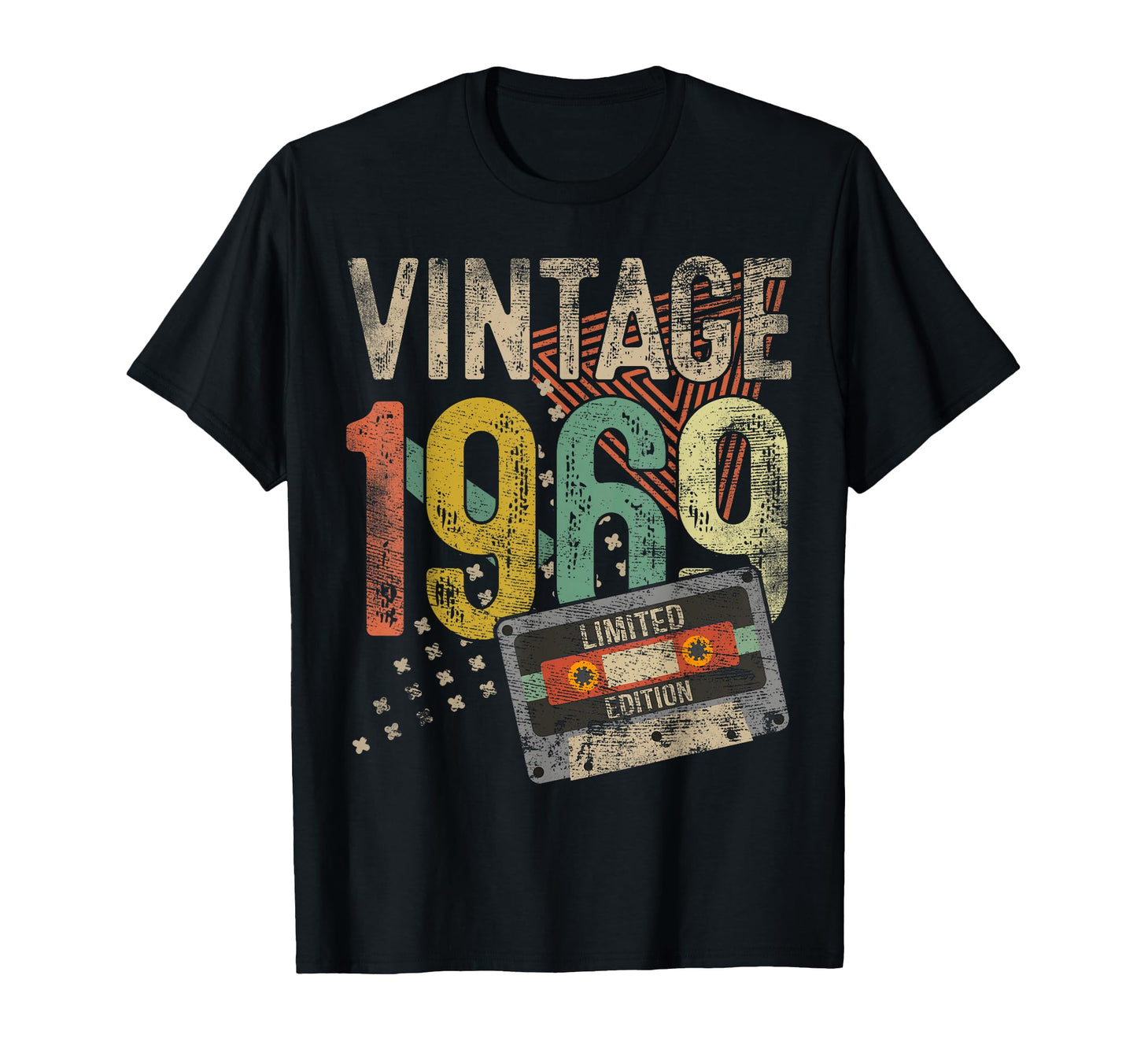 1969 Tape 57Th Birthday Gift 57 Year Old T-Shirt - Unique Graphic Unisex - T-Shirt, Sweatshirt, Hoodie