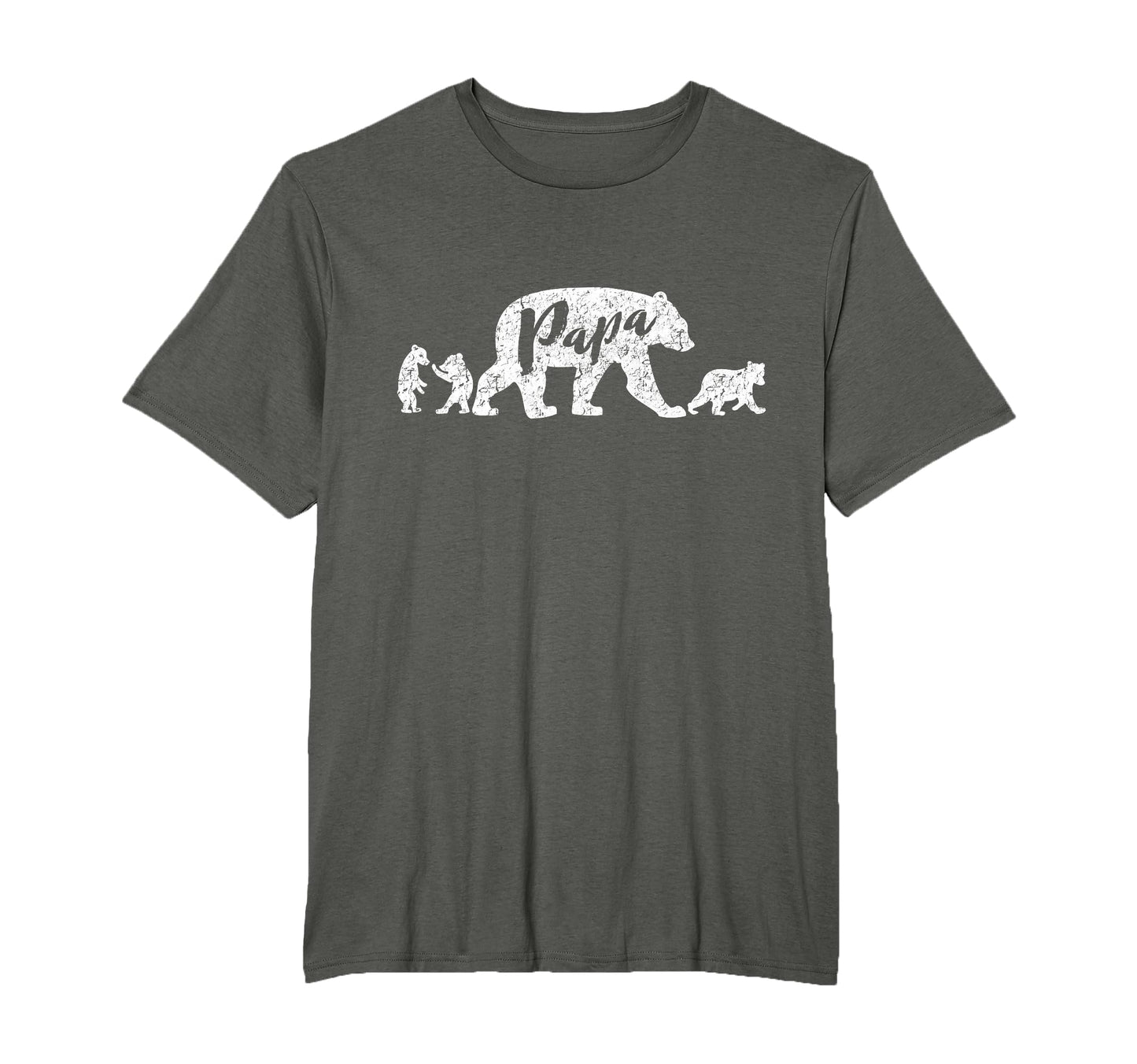 Papa Bear Three Cubs T-Shirt - Custom Art Print Men Women - T-Shirt, Sweatshirt, Hoodie