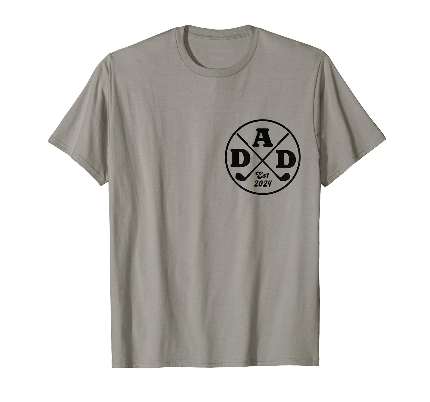 Dad Est 2024 Golf Fathers Day Golfing T-Shirt - Trendy Graphic Unisex - T-Shirt, Sweatshirt, Hoodie