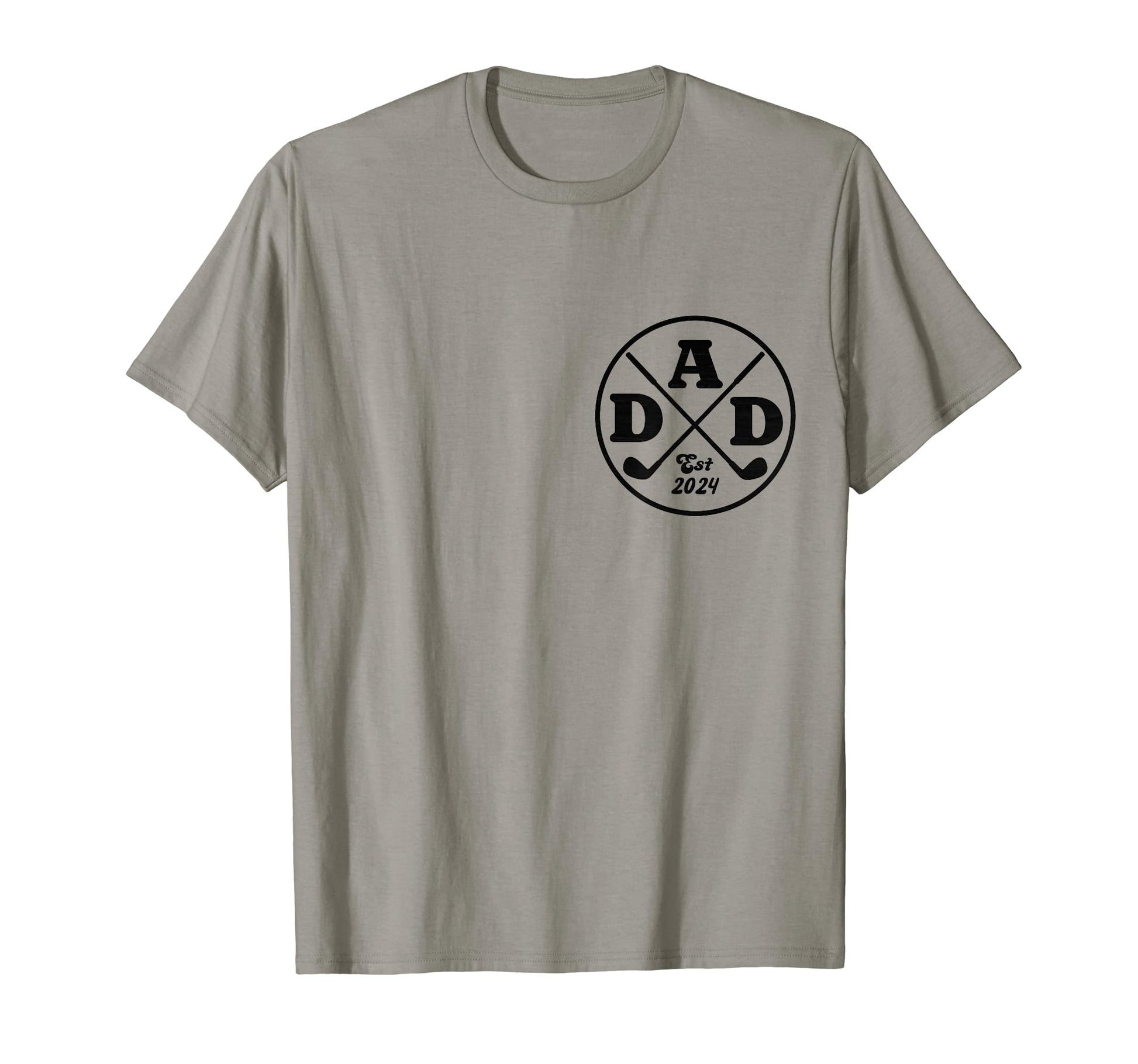 Dad Est 2024 Golf Fathers Day Golfing T-Shirt - Trendy Graphic Unisex - T-Shirt, Sweatshirt, Hoodie
