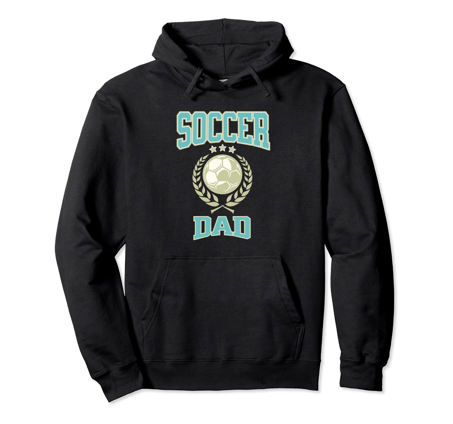 Light Blue Cyan Soccer Dad Hoodie - Streetwear Style for Adults - T-Shirt, Sweatshirt, Hoodie