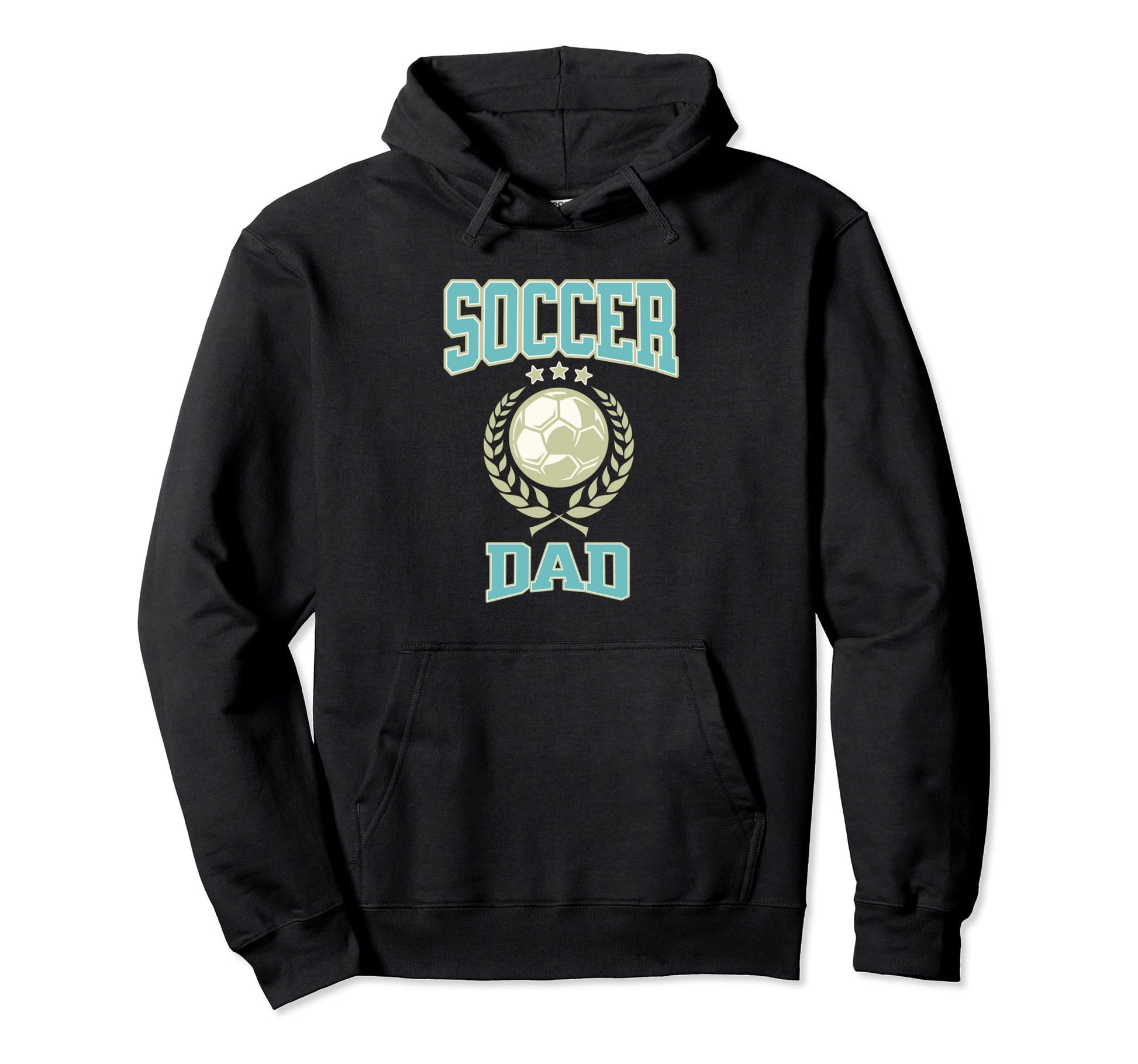 Light Blue Cyan Soccer Dad Hoodie - Streetwear Style for Adults - T-Shirt, Sweatshirt, Hoodie