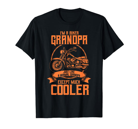 Best Biker Grandpa Gift Motorcycle T-Shirt - Fun Novelty Design for Adults - T-Shirt, Sweatshirt, Hoodie