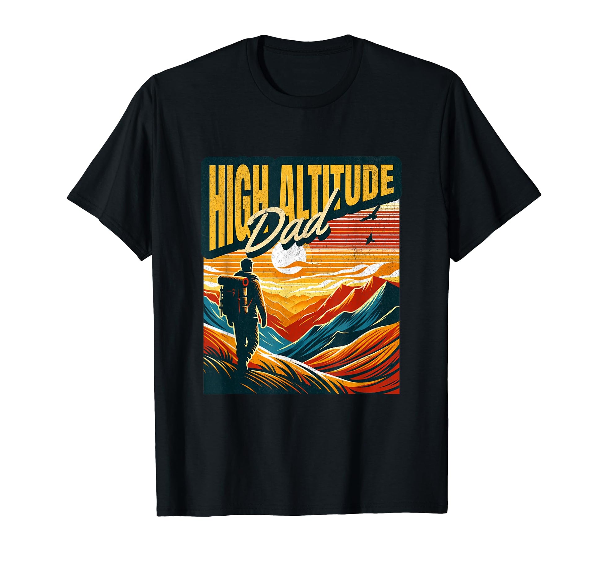 Hiking Dad Mountain Climbing T-Shirt - Casual Everyday Wear Unisex - T-Shirt, Sweatshirt, Hoodie