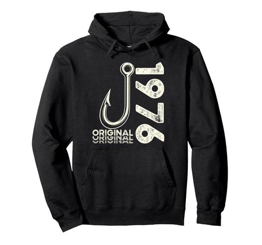 50Th Birthday Fishing Gift Original Hoodie - Novelty Apparel for Adults - T-Shirt, Sweatshirt, Hoodie