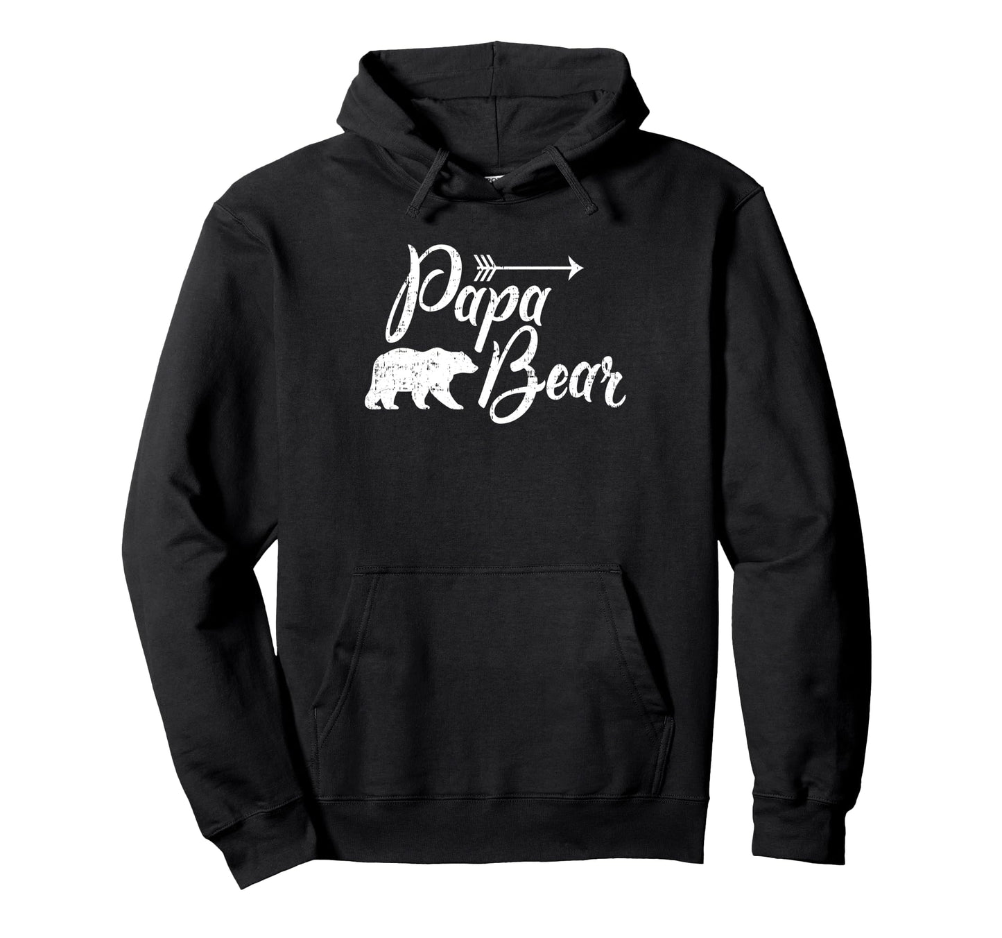 Papa Bear Mens Hooded Sweatshirt - Minimalist Print Unisex - T-Shirt, Sweatshirt, Hoodie