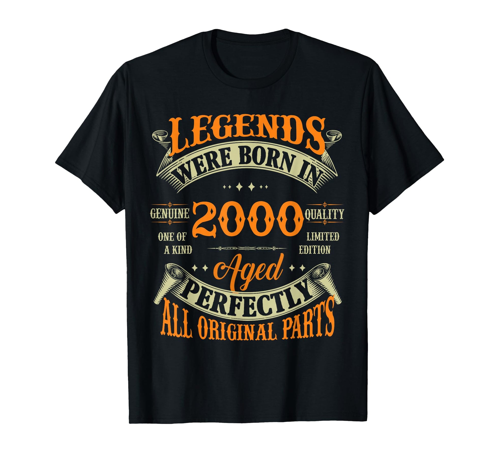 26Th Birthday Gift Legends Born 2000 26 T-Shirt - Trendy Graphic Unisex - T-Shirt, Sweatshirt, Hoodie
