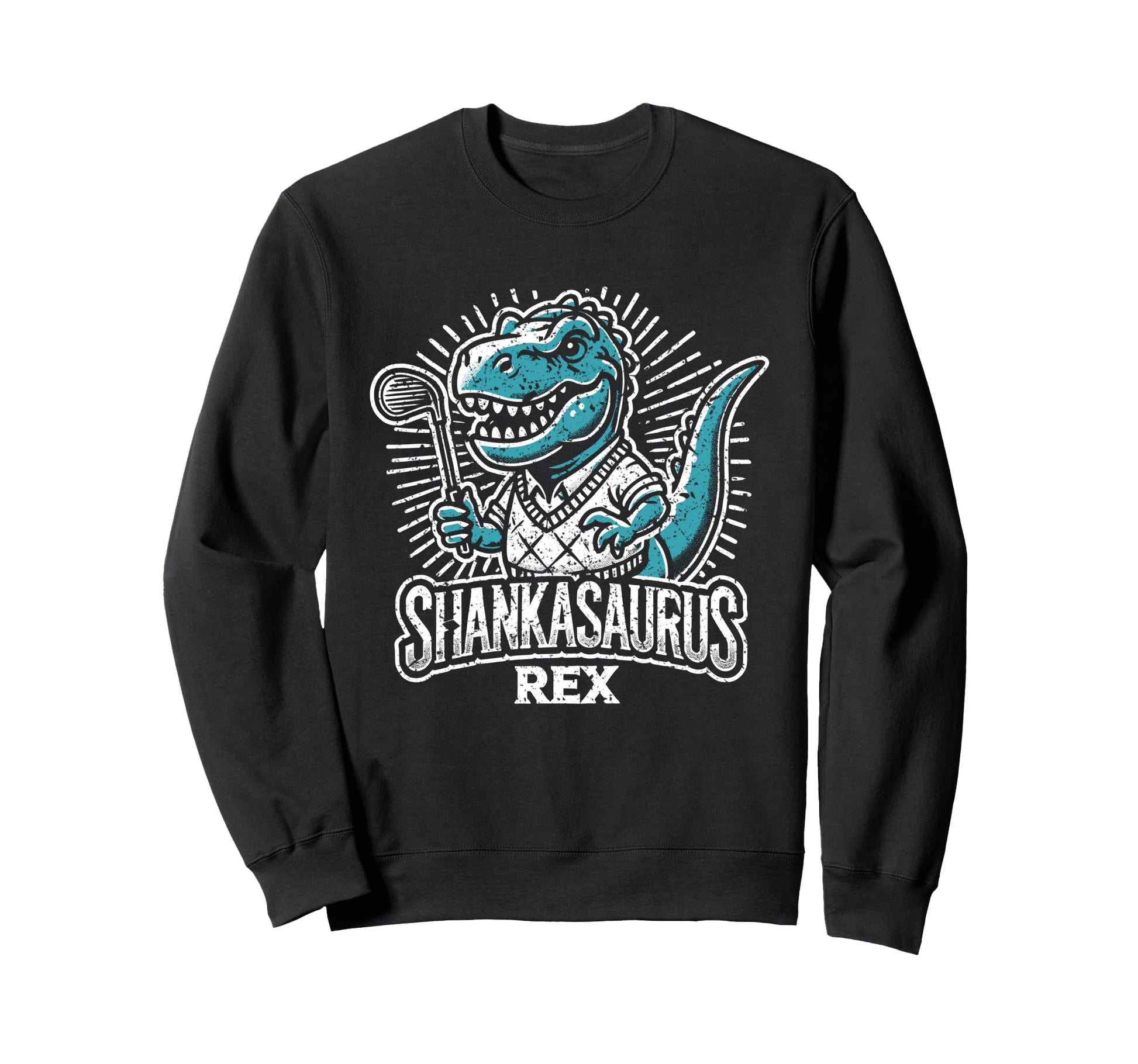 Funny Golf Shankasaurus Rex Gag Dad Sweatshirt - Unique Graphic Men Women - T-Shirt, Sweatshirt, Hoodie