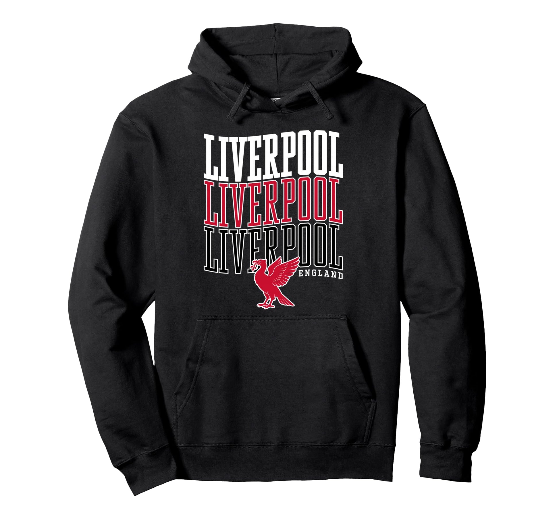 Liverpool England Liverbird Repeat Hoodie - Custom Art Print Men Women - T-Shirt, Sweatshirt, Hoodie