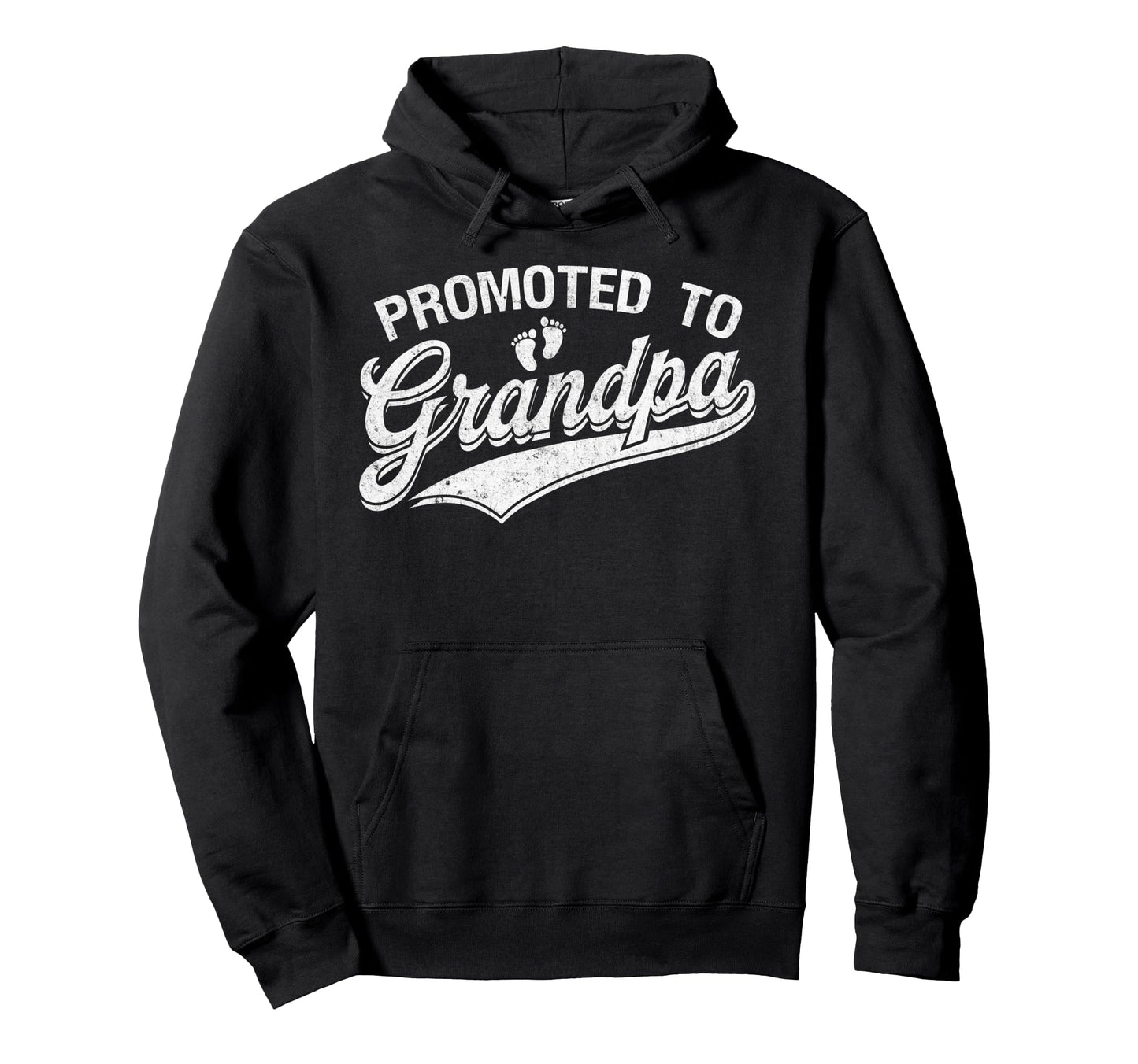 Promoted To Grandpa Announcement Hoodie - Minimalist Print for Adults - T-Shirt, Sweatshirt, Hoodie
