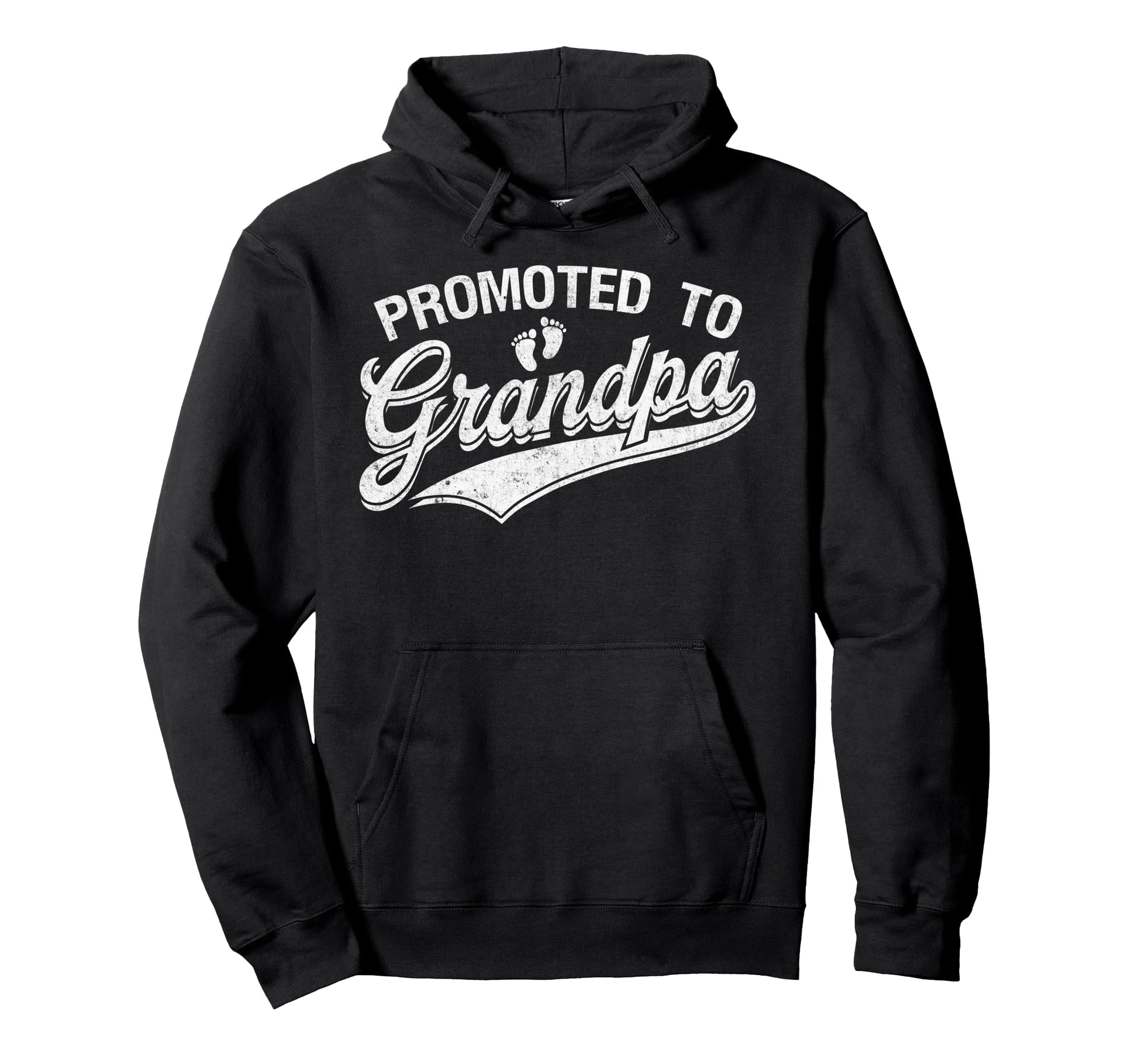 Promoted To Grandpa Announcement Hoodie - Minimalist Print for Adults - T-Shirt, Sweatshirt, Hoodie