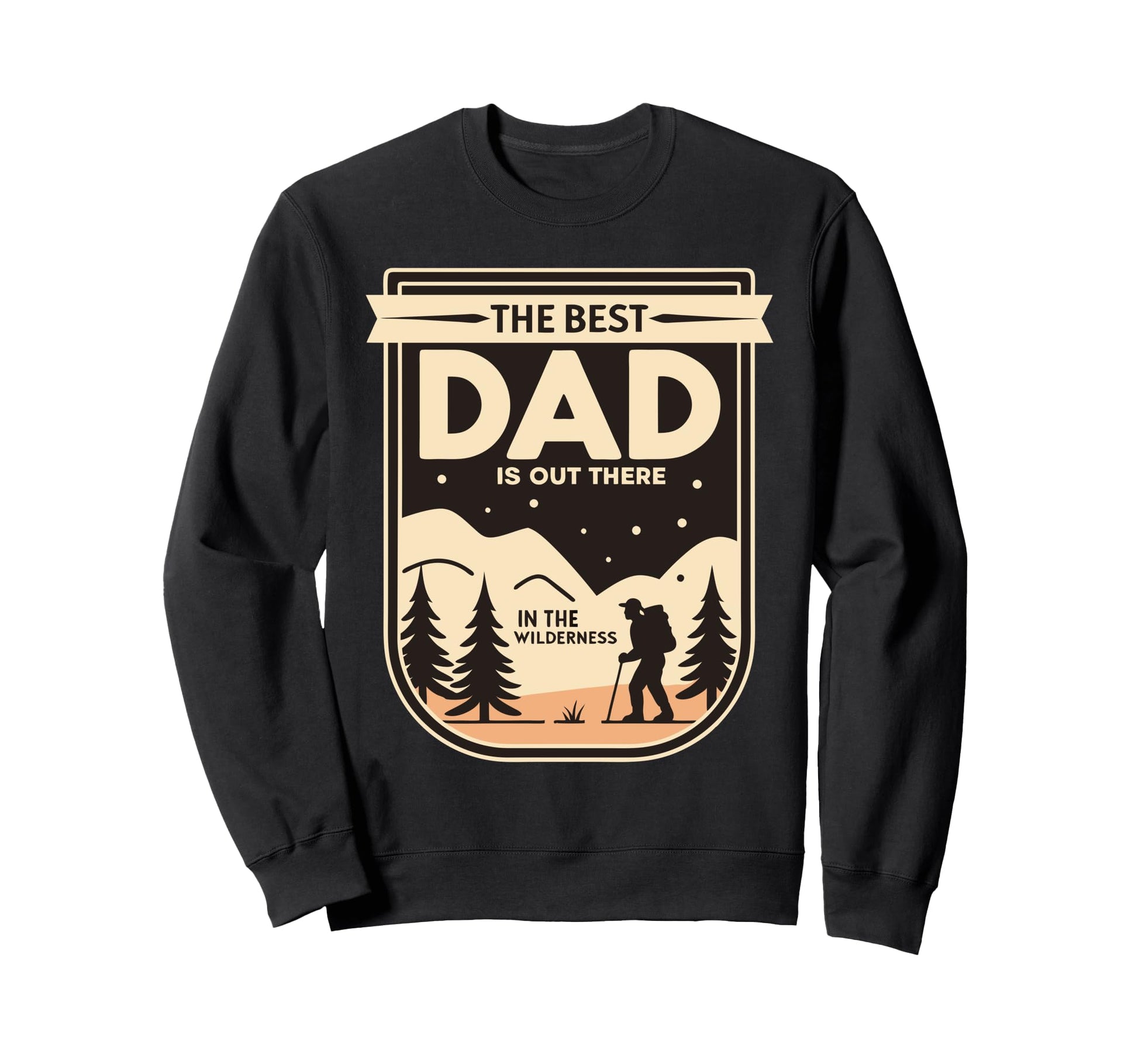 Best Dad Fathers Day Camping Hiking Sweatshirt - Custom Art Print Unisex - T-Shirt, Sweatshirt, Hoodie