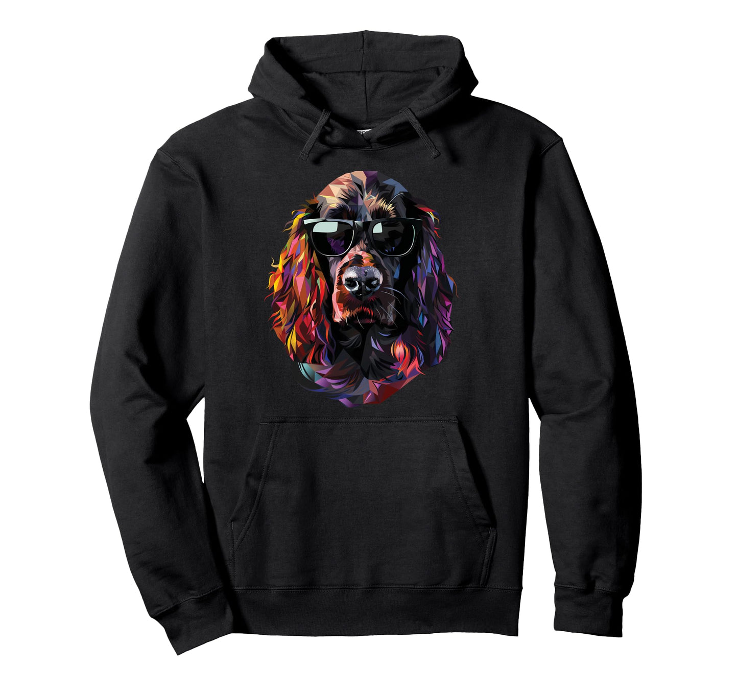 Dog Dad Mom Sunglasses Field Spaniel Hoodie - Novelty Apparel Unisex - T-Shirt, Sweatshirt, Hoodie