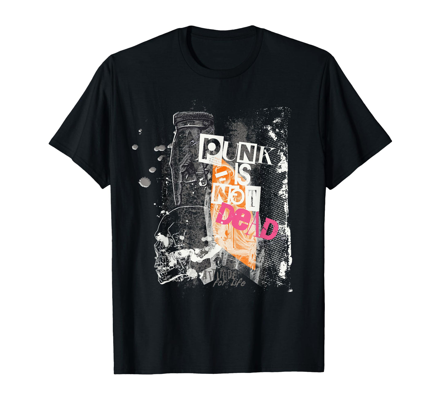 Punk Is Not Dead Rocker Band Emo T-Shirt - Aesthetic Graphic Men Women - T-Shirt, Sweatshirt, Hoodie