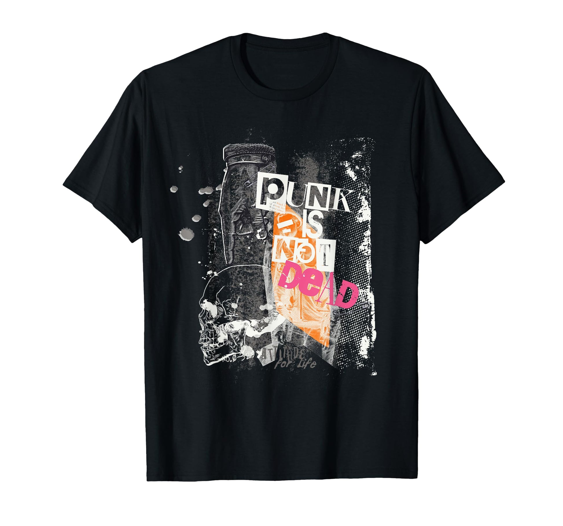 Punk Is Not Dead Rocker Band Emo T-Shirt - Aesthetic Graphic Men Women - T-Shirt, Sweatshirt, Hoodie