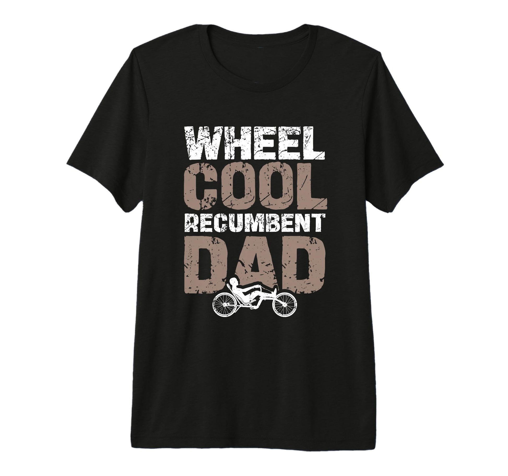 Mens Recumbent Bike Dad Trike T-Shirt - Casual Everyday Wear Men Women - T-Shirt, Sweatshirt, Hoodie