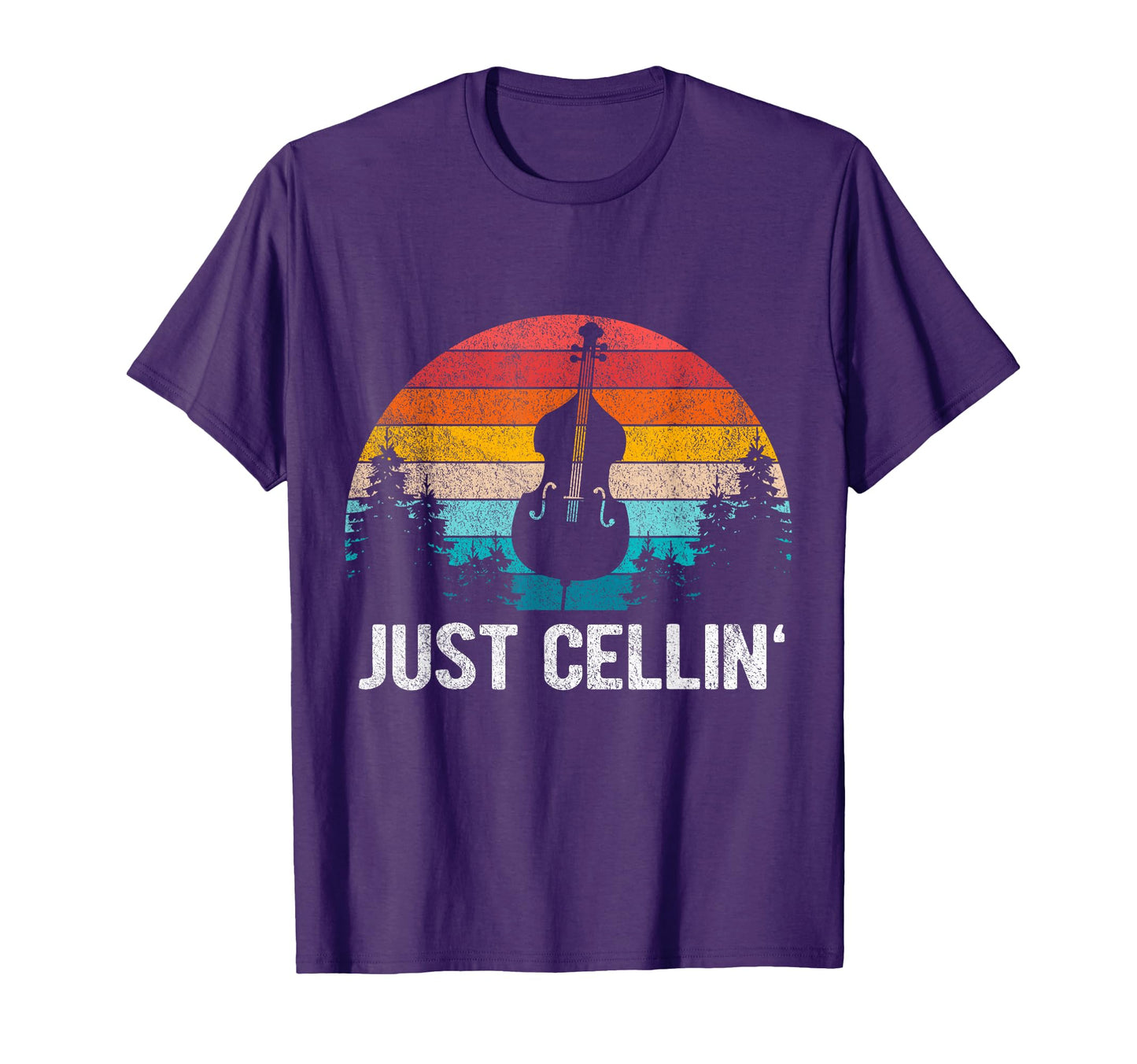 Just Cellin Funny Cello Cellist T-Shirt - Casual Everyday Wear Unisex - T-Shirt, Sweatshirt, Hoodie