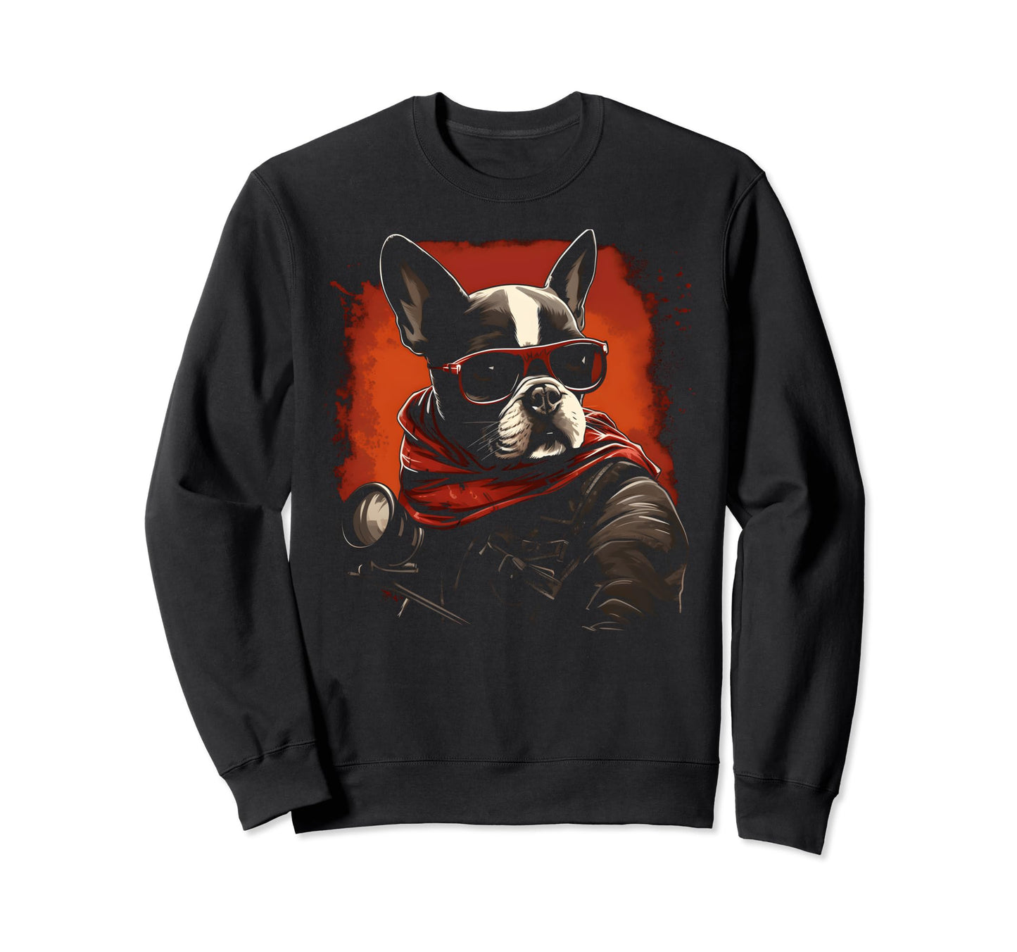 Motorcycle Dad Biker Funny Dog Sweatshirt - Fun Novelty Design Unisex - T-Shirt, Sweatshirt, Hoodie