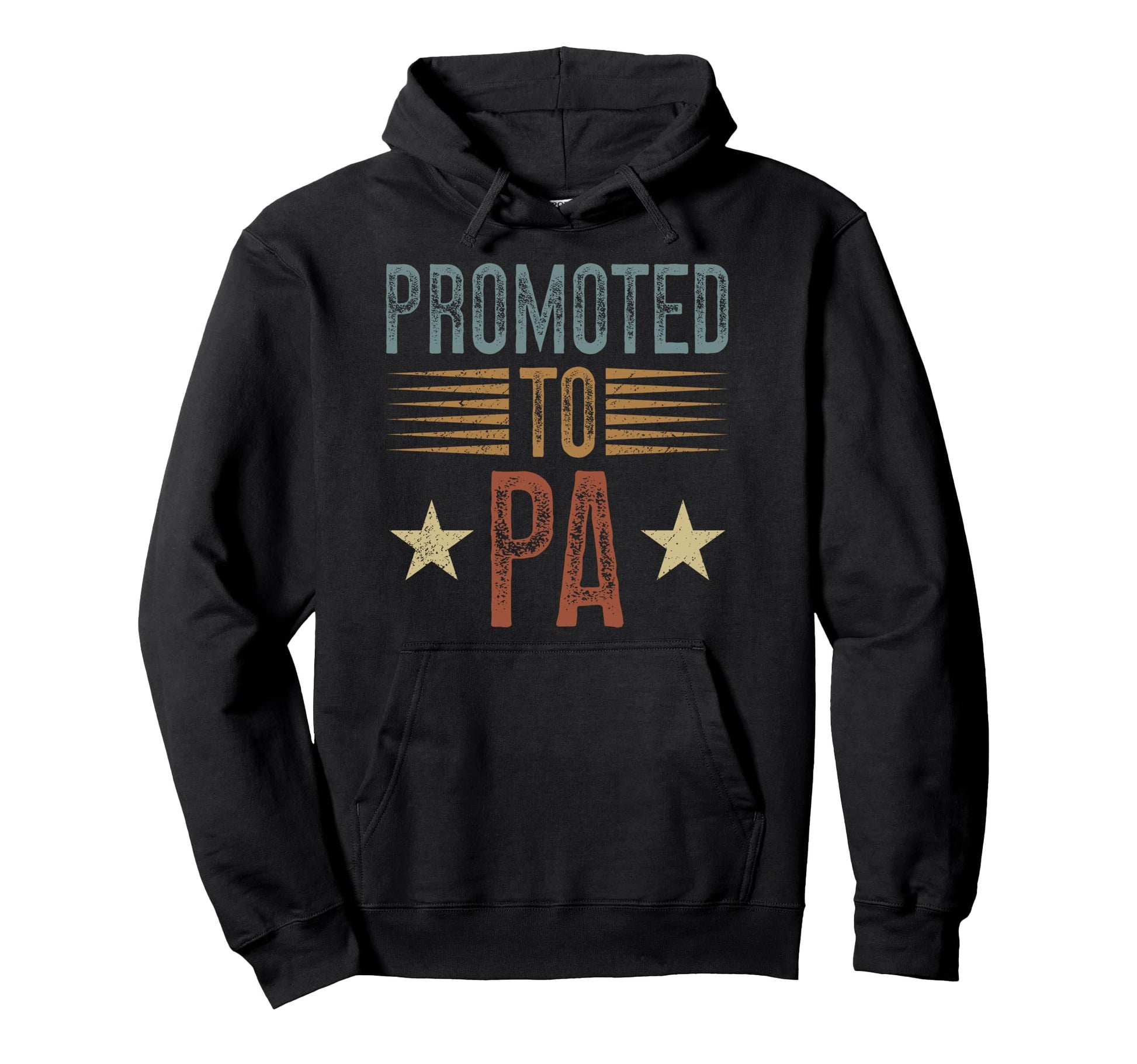 Promoted To Pa Future Pa Grandpa Soon To Hoodie - Custom Art Print Unisex - T-Shirt, Sweatshirt, Hoodie