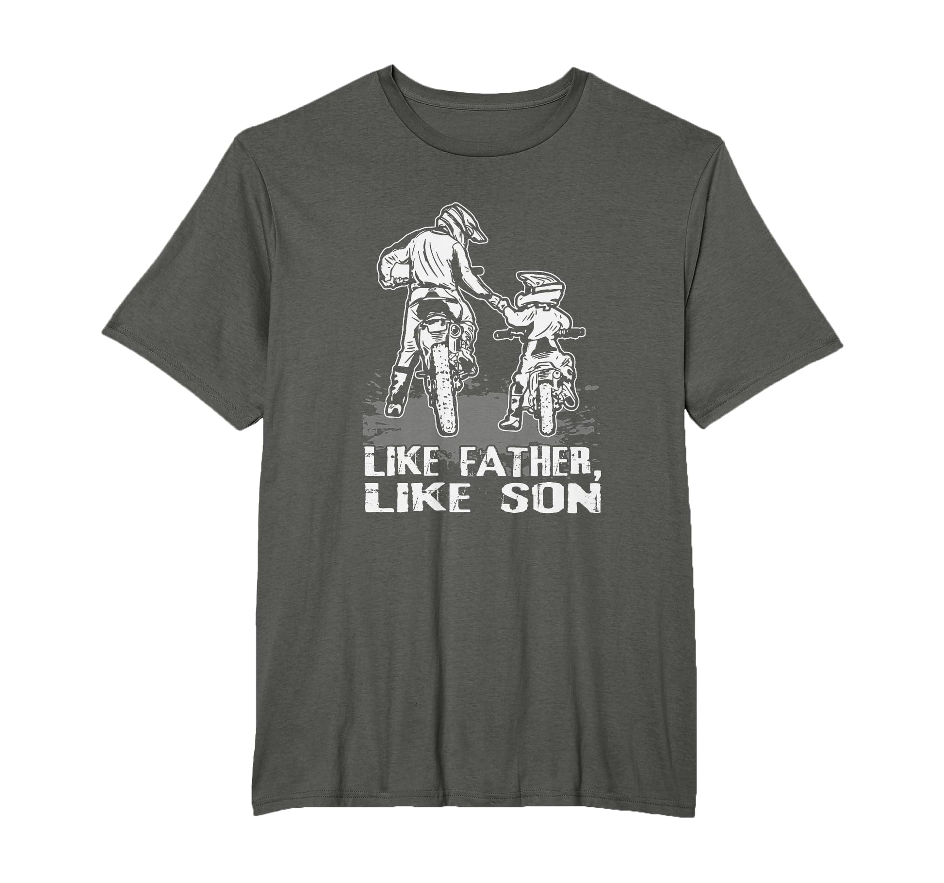 Motocross Dirt Bike Like Father T-Shirt - Casual Everyday Wear for Adults - T-Shirt, Sweatshirt, Hoodie