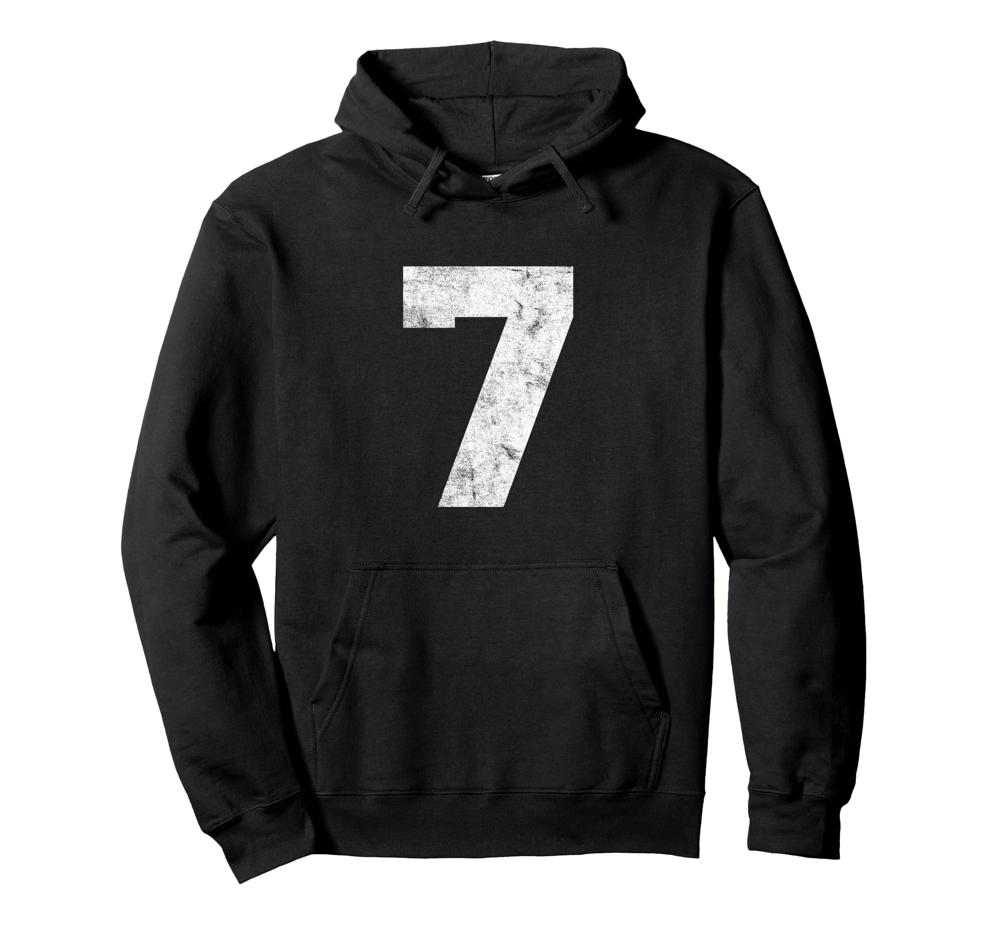Lucky Number 7 Birthday Sports Player Team Hoodie - Novelty Apparel Unisex - T-Shirt, Sweatshirt, Hoodie