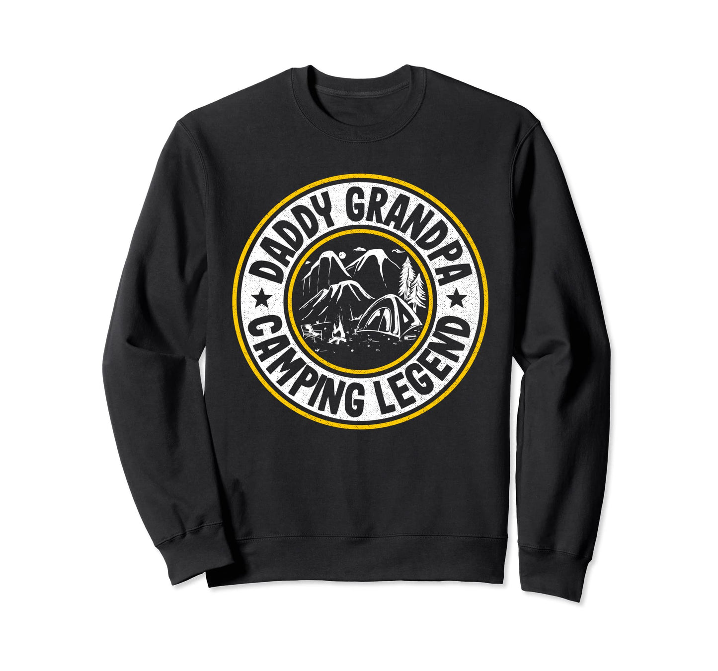 Daddy Grandpa Camping Legend Rv Sweatshirt - Minimalist Print Unisex - T-Shirt, Sweatshirt, Hoodie