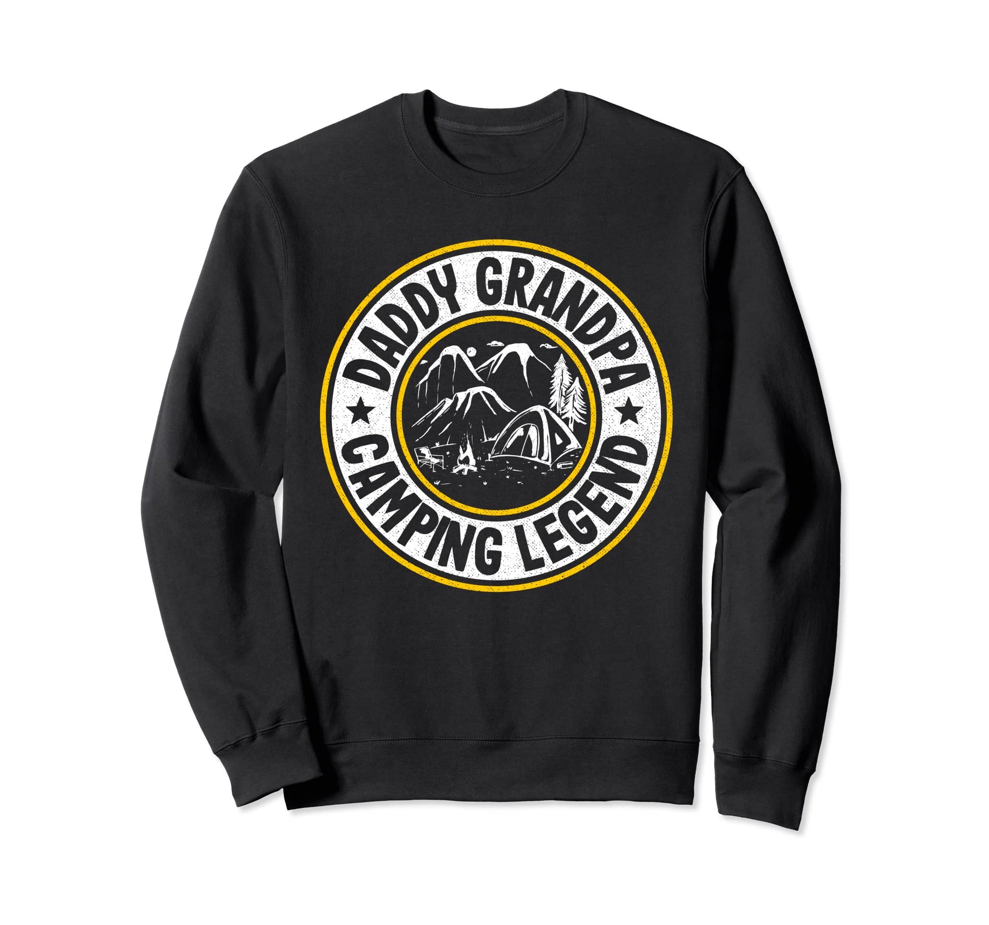 Daddy Grandpa Camping Legend Rv Sweatshirt - Minimalist Print Unisex - T-Shirt, Sweatshirt, Hoodie