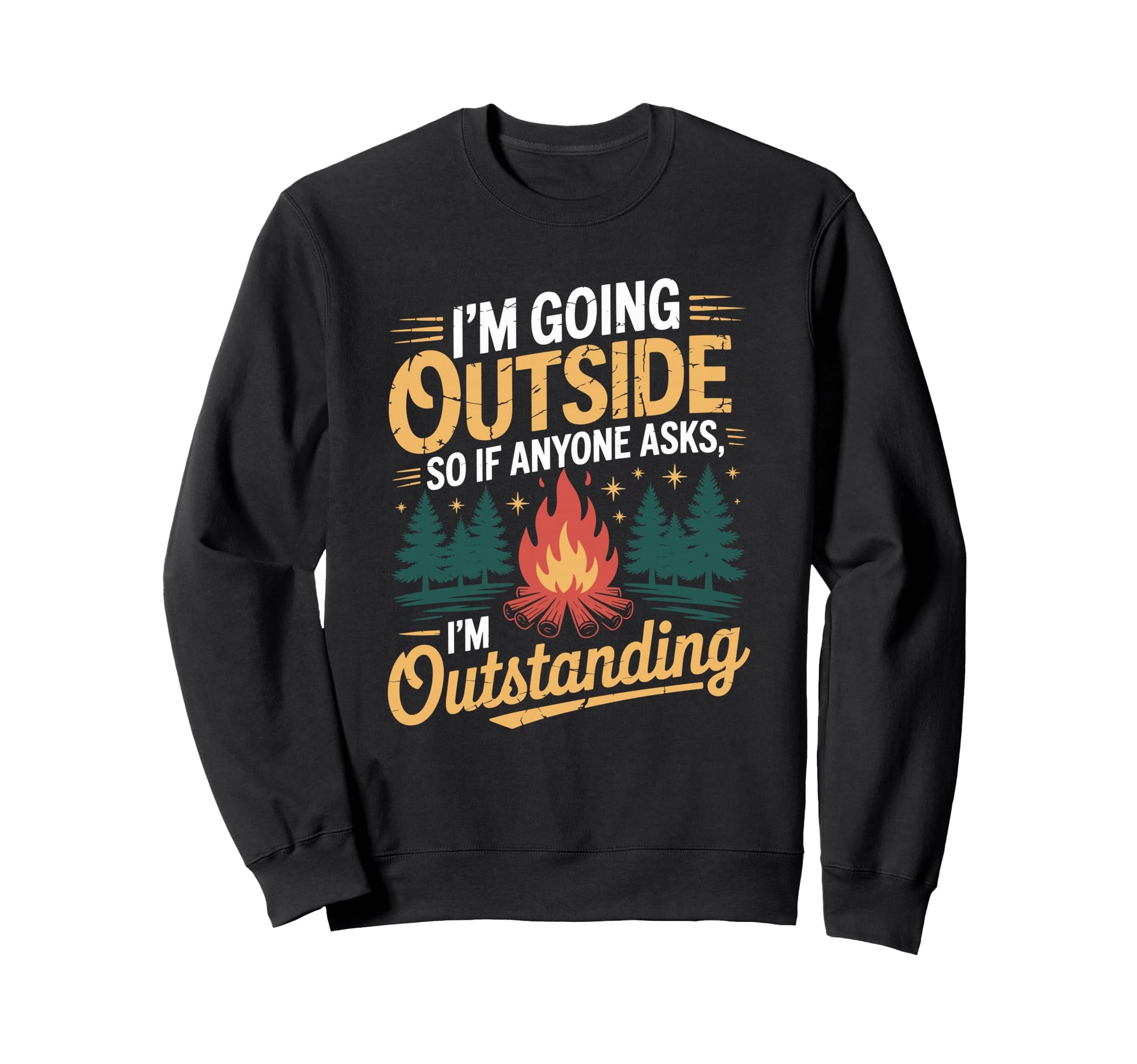 Outdoor Camping And Camp Lover Sweatshirt - Unique Graphic Men Women - T-Shirt, Sweatshirt, Hoodie
