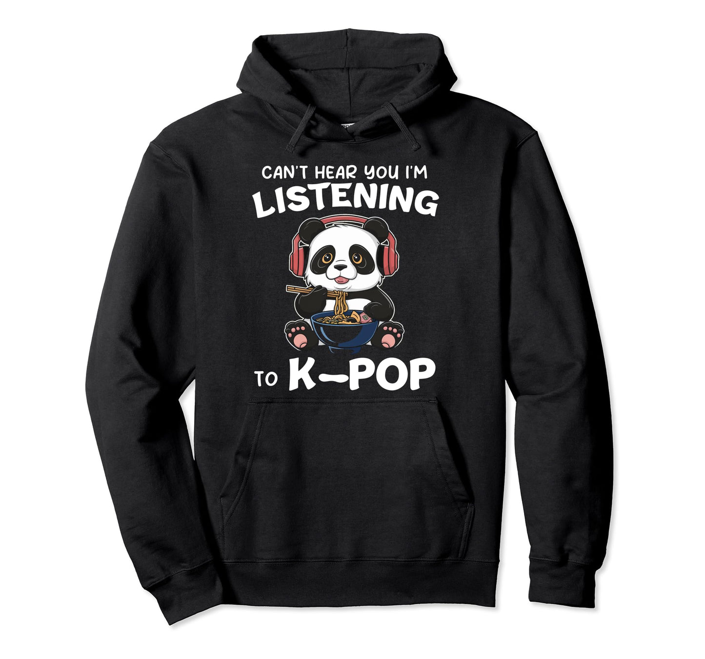 Panda Kawaii Panda Bear Korean Hoodie - Casual Everyday Wear Men Women - T-Shirt, Sweatshirt, Hoodie