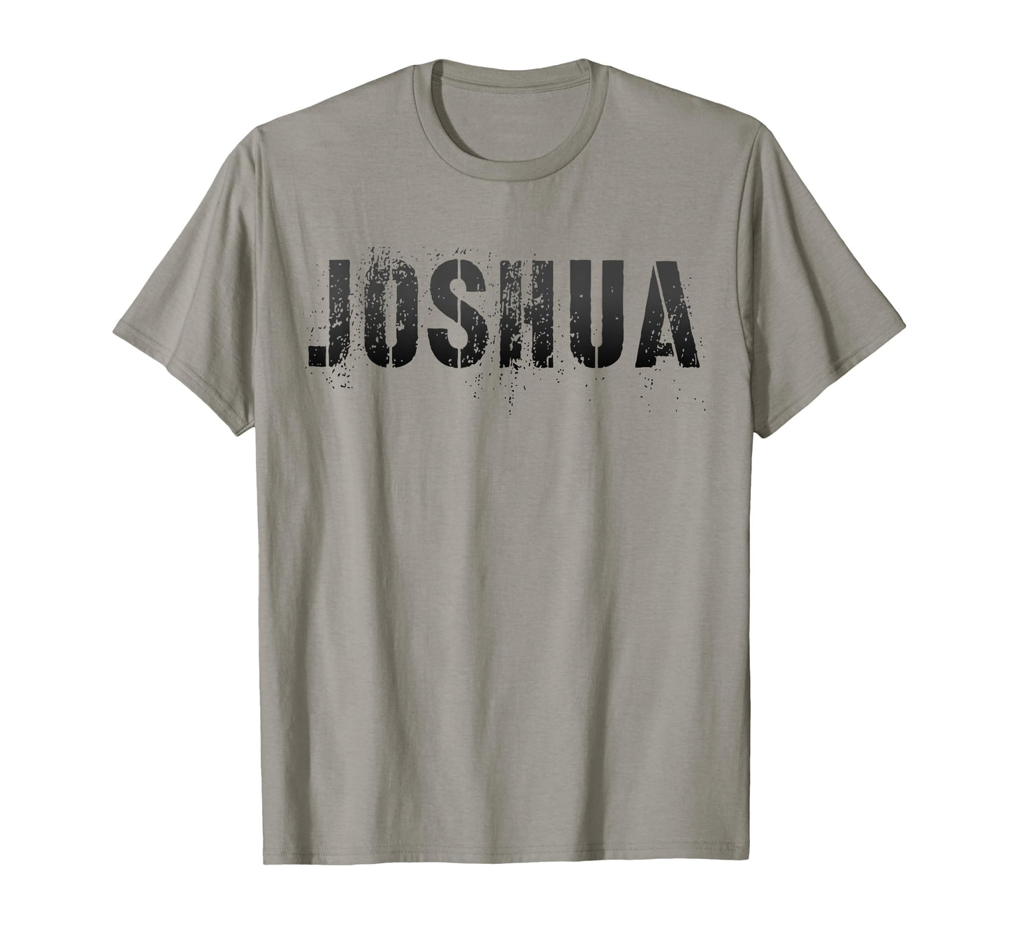 First Name Joshua Military T-Shirt - Minimalist Print for Adults - T-Shirt, Sweatshirt, Hoodie