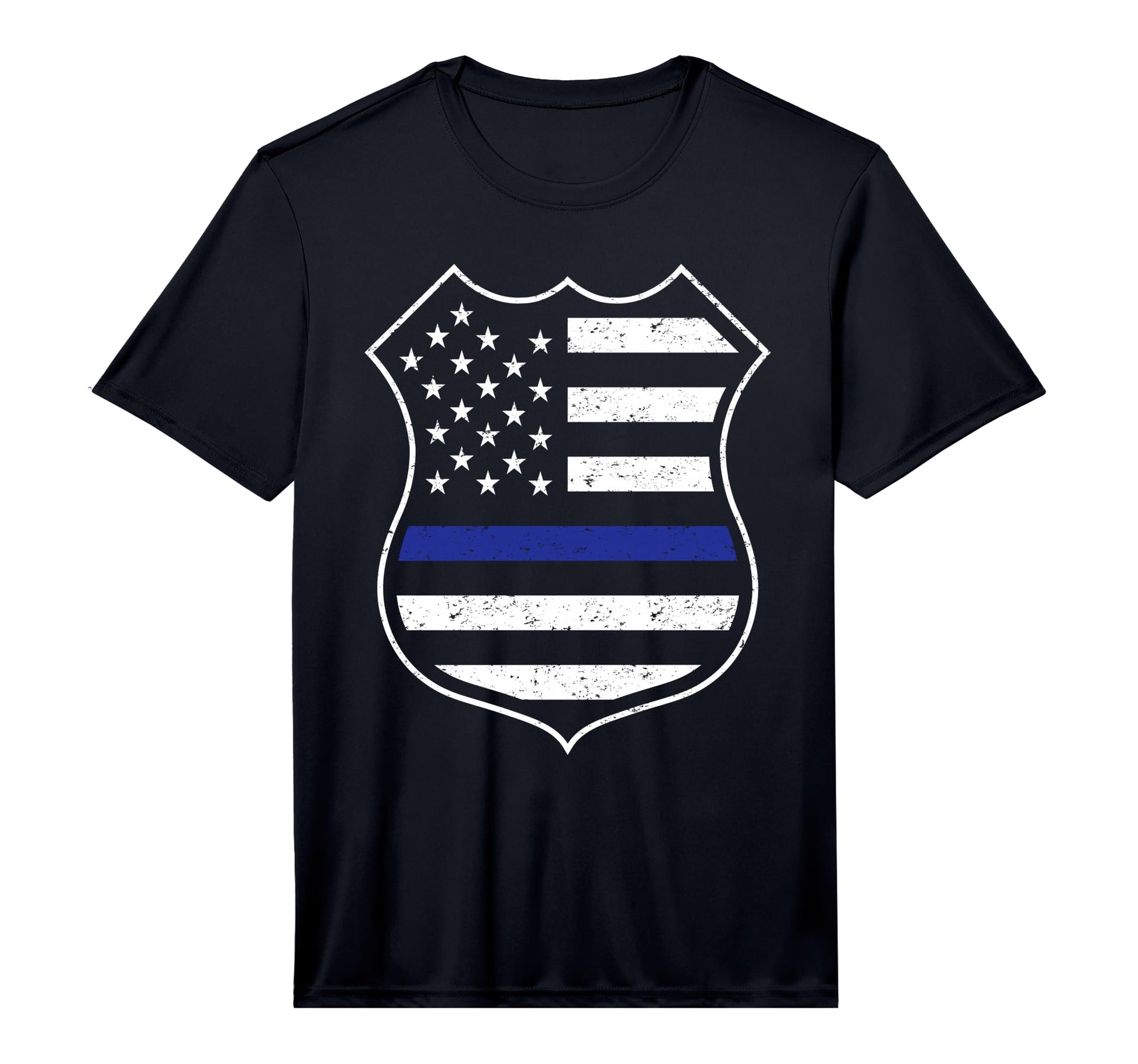 Thin Blue Line American Flag Usa T-Shirt - Novelty Apparel Men Women - T-Shirt, Sweatshirt, Hoodie