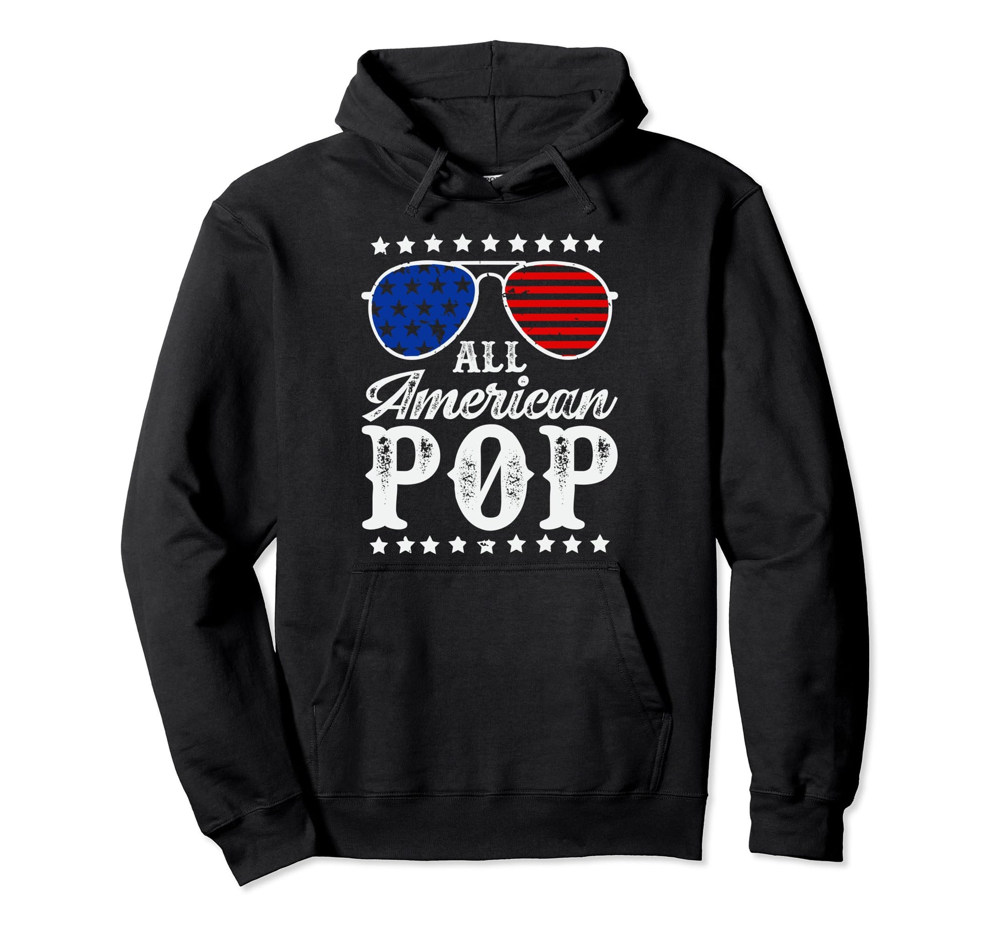 All American Pop 4Th July Patriotic Usa Hoodie - Minimalist Print Unisex - T-Shirt, Sweatshirt, Hoodie