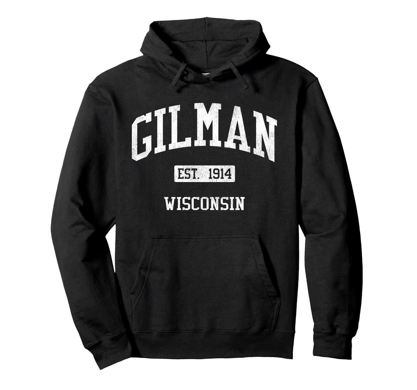 Gilman Wisconsin Wi Js04 Athletic Sports Hoodie - Trendy Graphic Unisex - T-Shirt, Sweatshirt, Hoodie