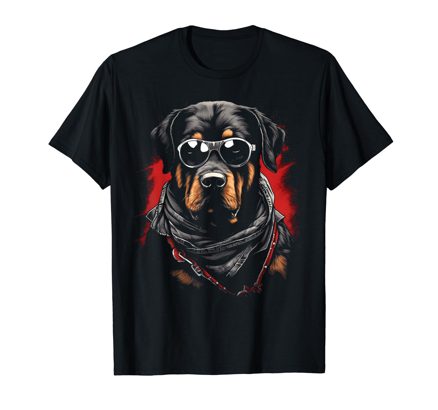 Motorcycle Dad Biker Dog Funny Rottweiler T-Shirt - Trendy Graphic Unisex - T-Shirt, Sweatshirt, Hoodie