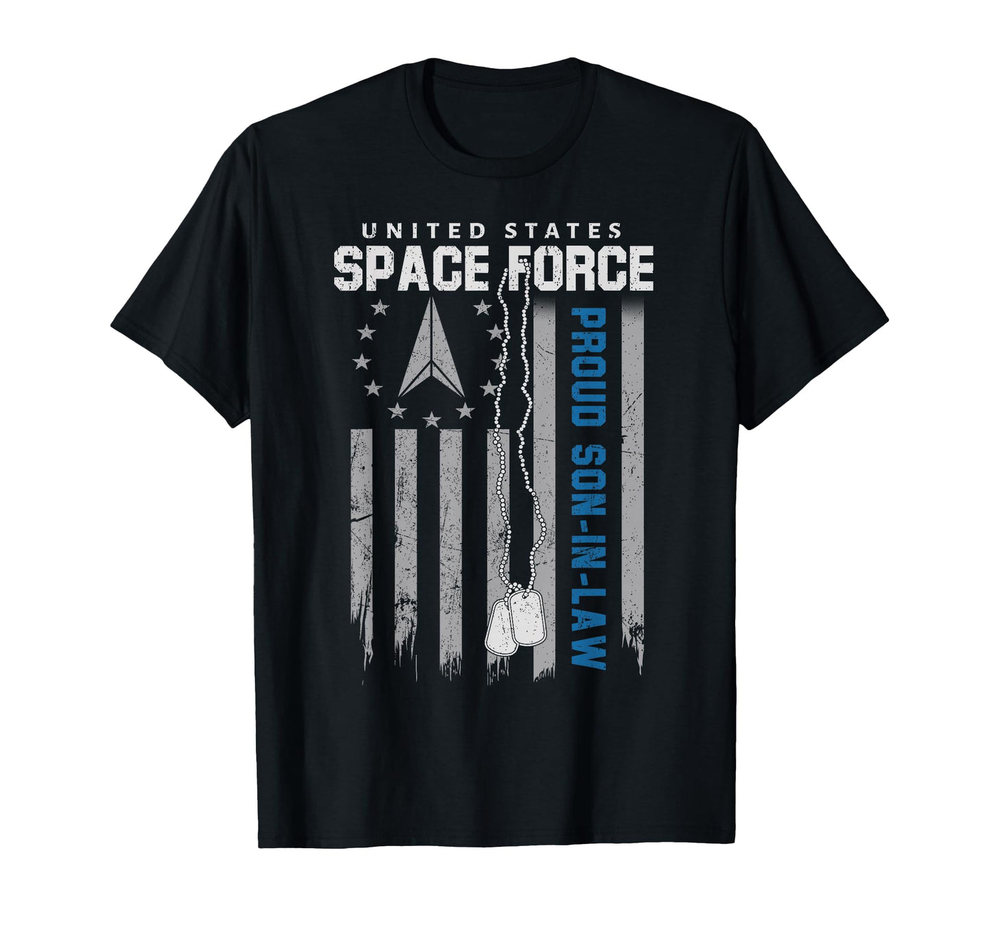 Proud Us Space Force Son Law Flag Usa T-Shirt - Graphic Print Unisex - T-Shirt, Sweatshirt, Hoodie